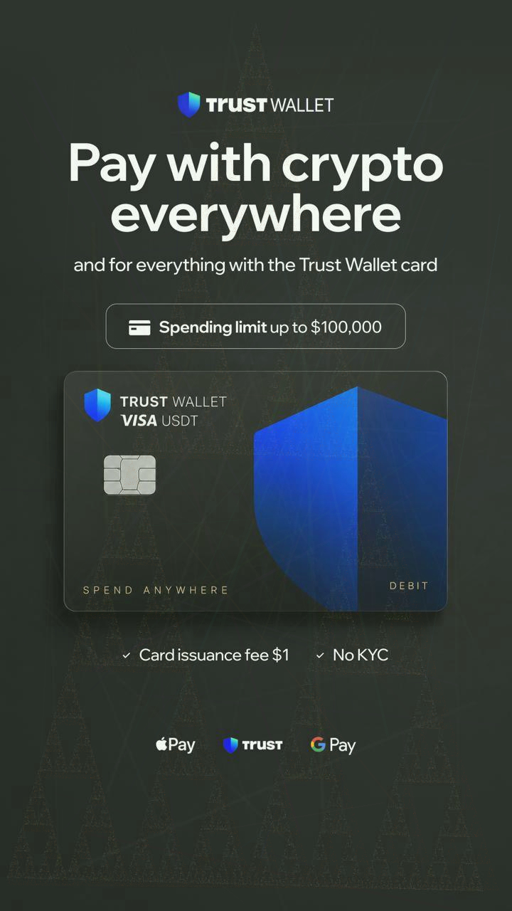 Trust Wallet Facebook ad from Oct 3, 2026