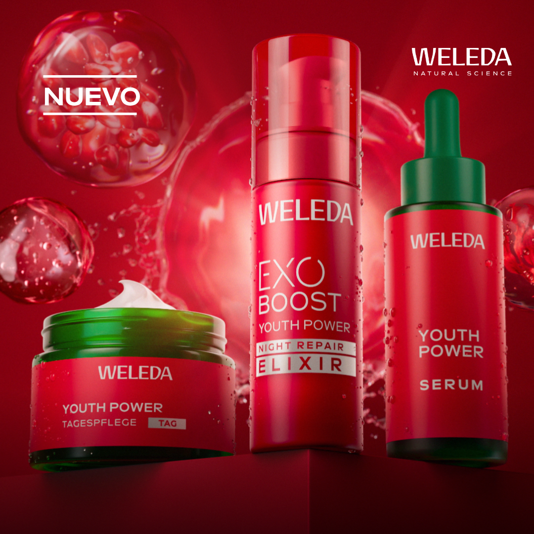 Weleda Facebook ad: Efecto lifting, poder antioxidante
