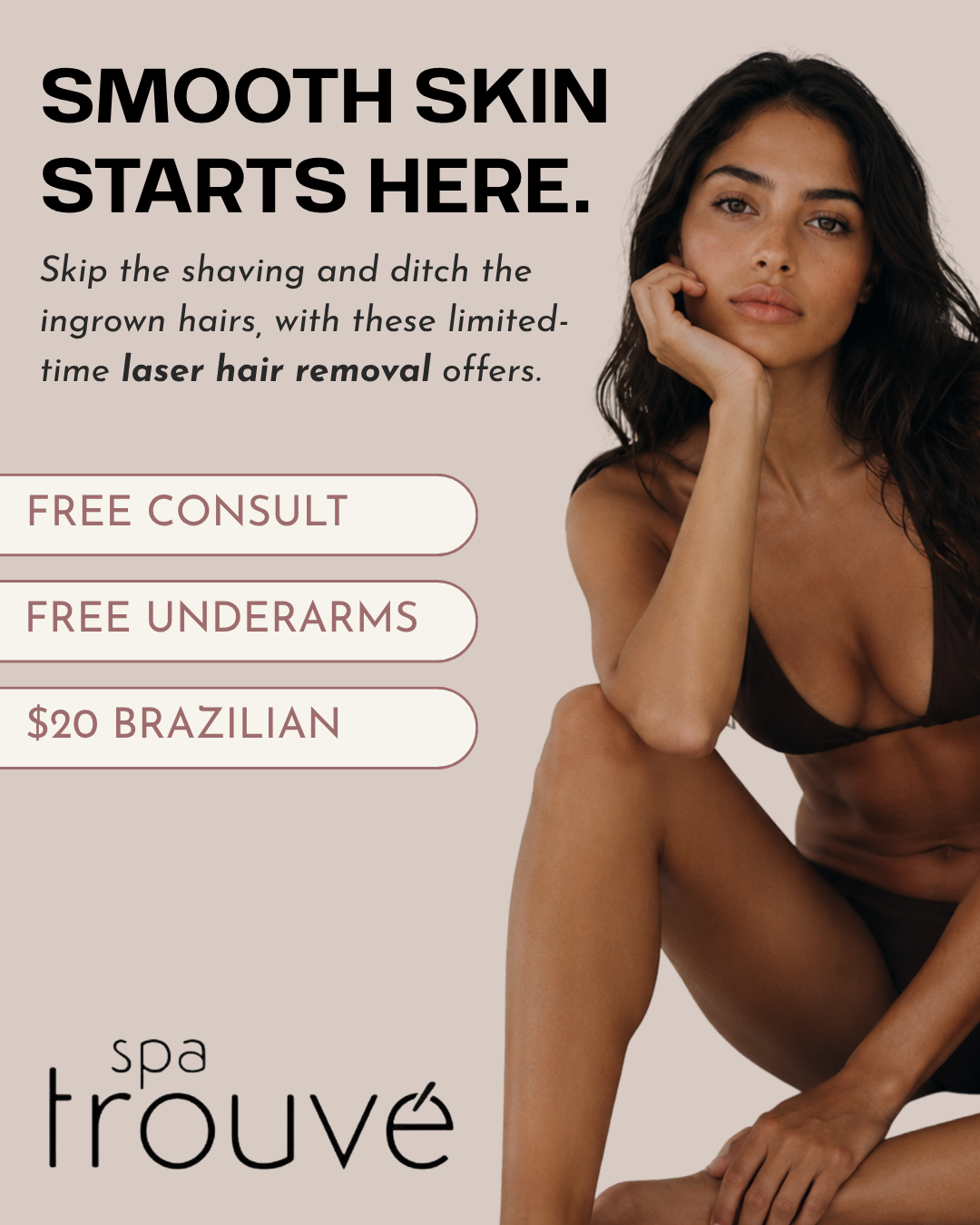 Spa Trouvé Facebook ad: Start This Month for $25