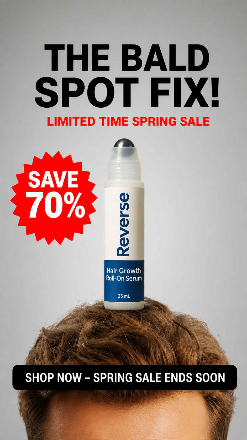 Reverse HairCo Facebook ad