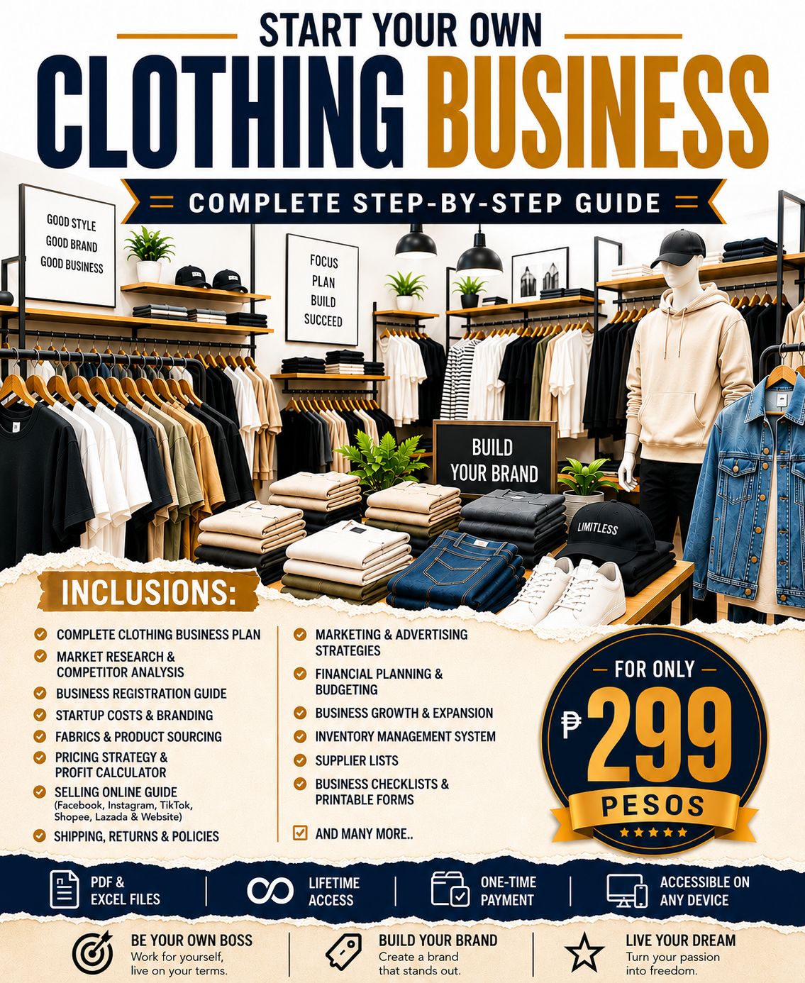Clothing Business Guide PH Facebook ad