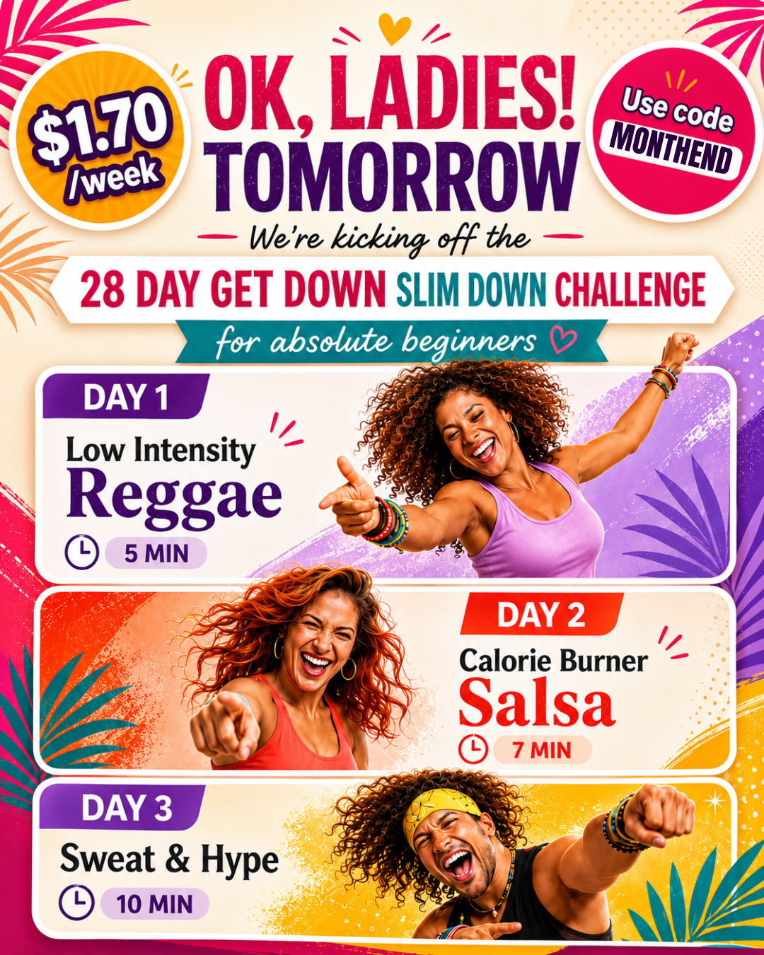 Zumba Fitness Facebook ad