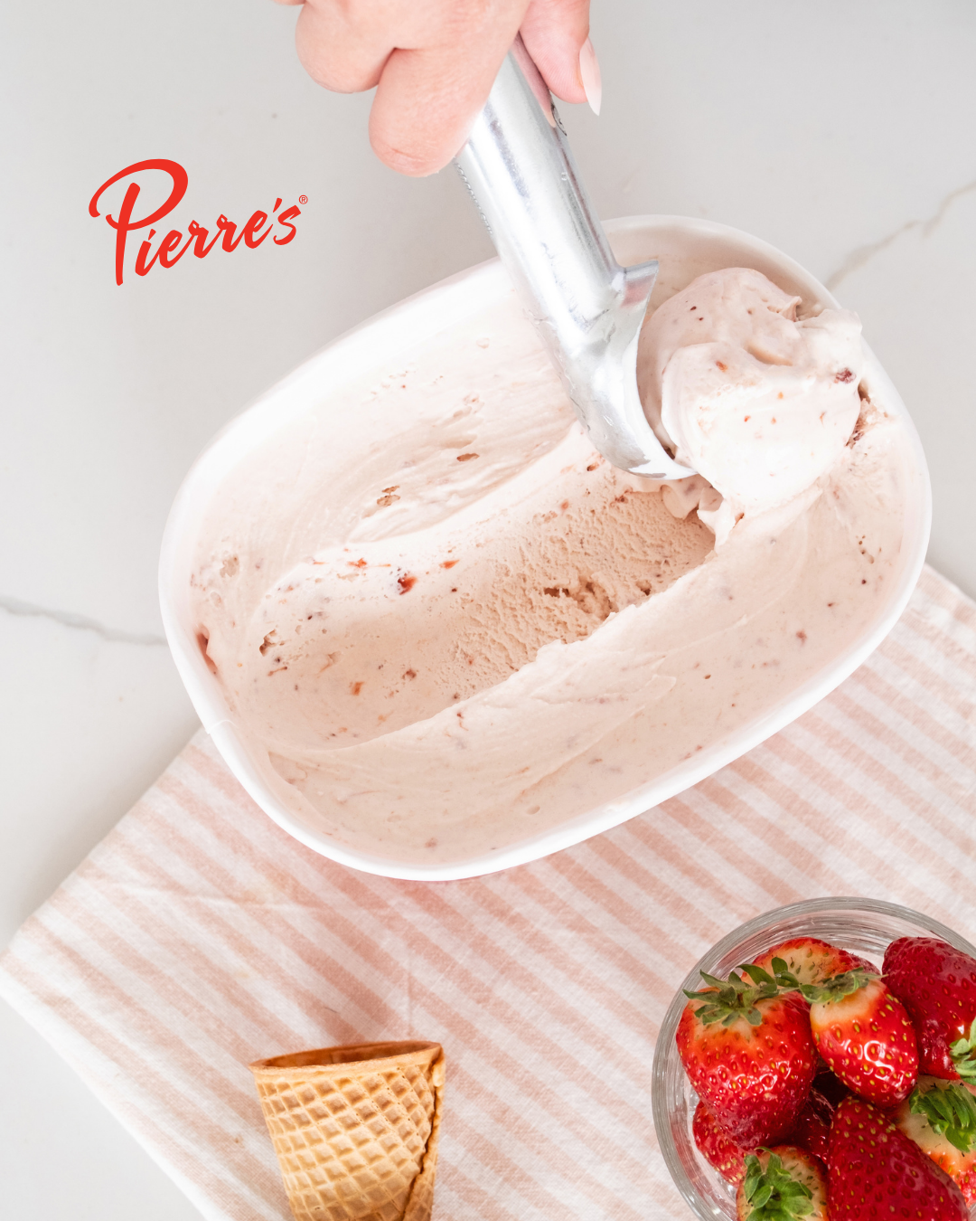 Pierre's Ice Cream Company Facebook ad: Scoop up a classic.