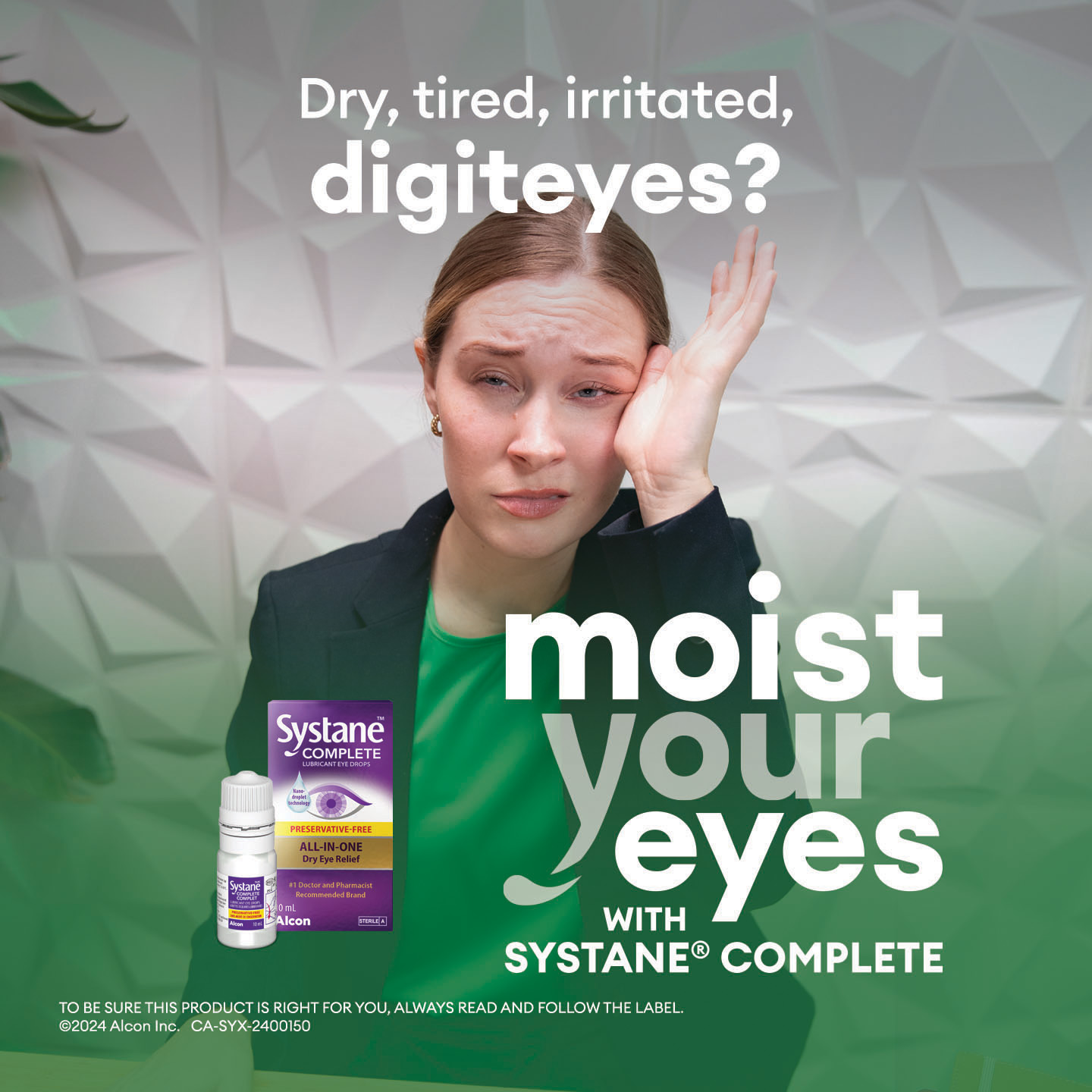Alcon Canada Facebook ad