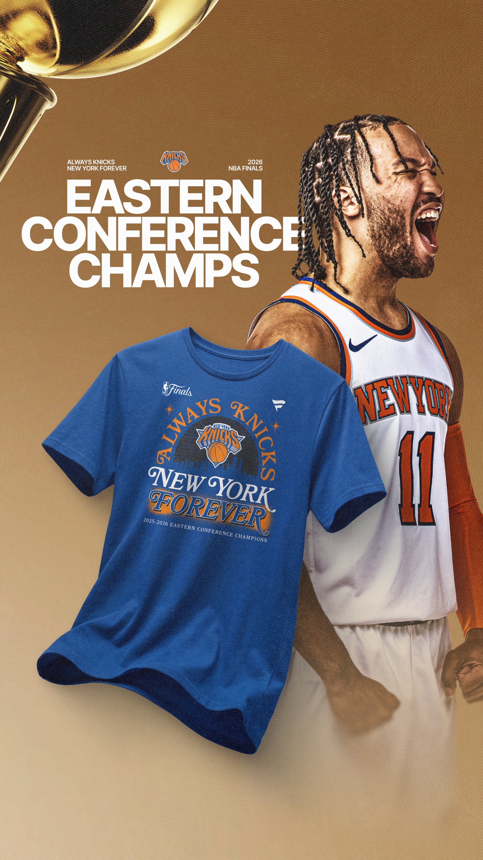 New York Knicks on Fanatics Facebook ad from May 25, 2026
