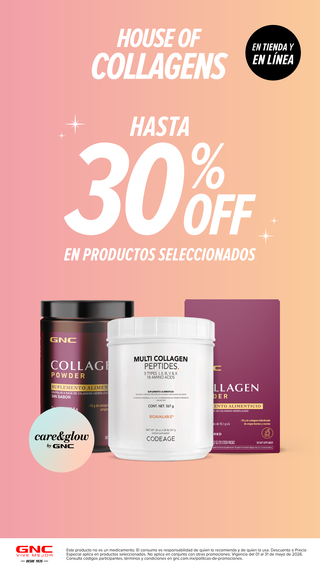 GNC México Facebook ad