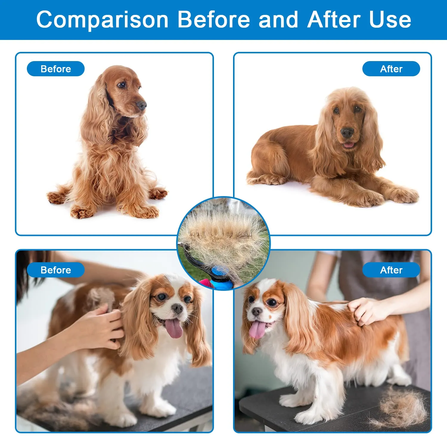 Boniss store Facebook ad: Fed up with mountains of pet hair all…