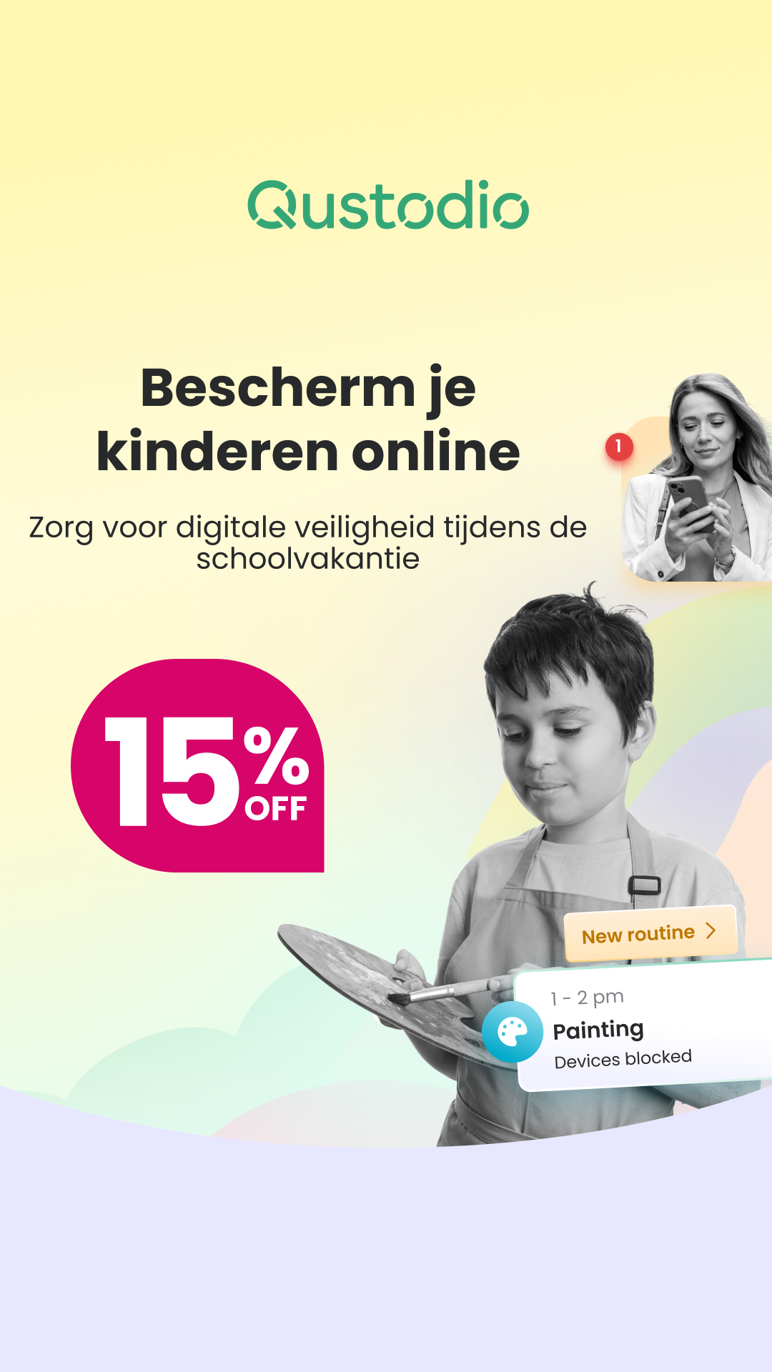 Qustodio Facebook ad