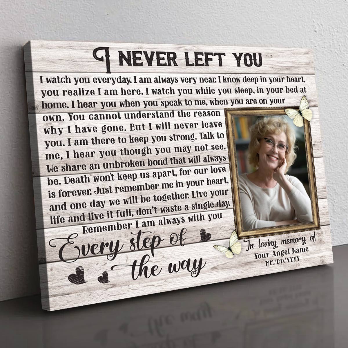 Ohcanvas Simply Blessed Facebook ad: Remembering our loved ones with this beautiful personalized…