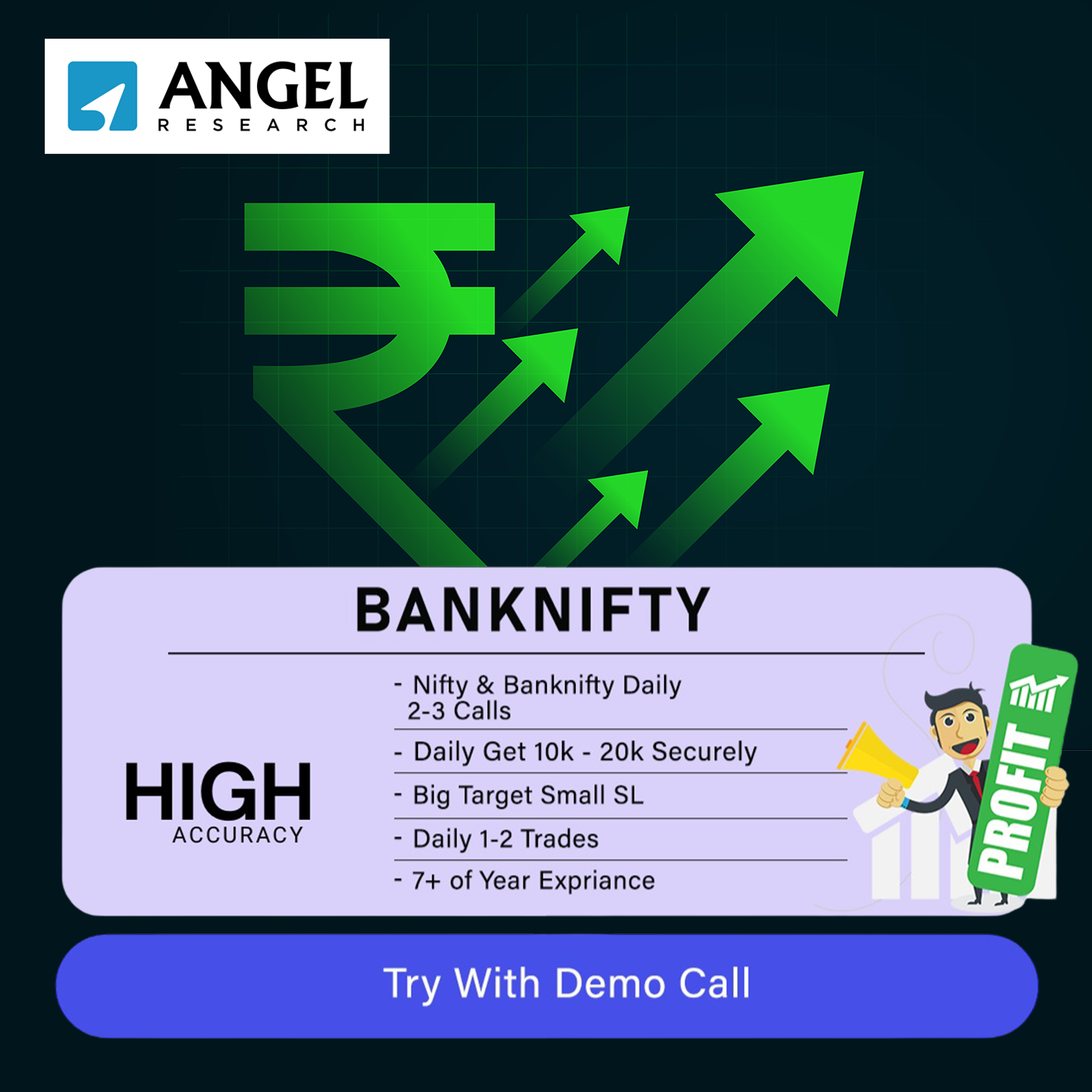 Angel Research Facebook ad from Oct 6, 2025