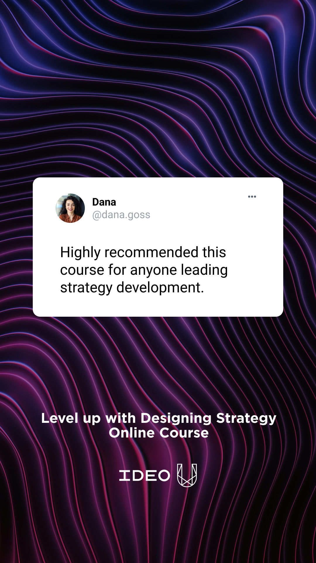 IDEO U Facebook ad from May 11, 2026