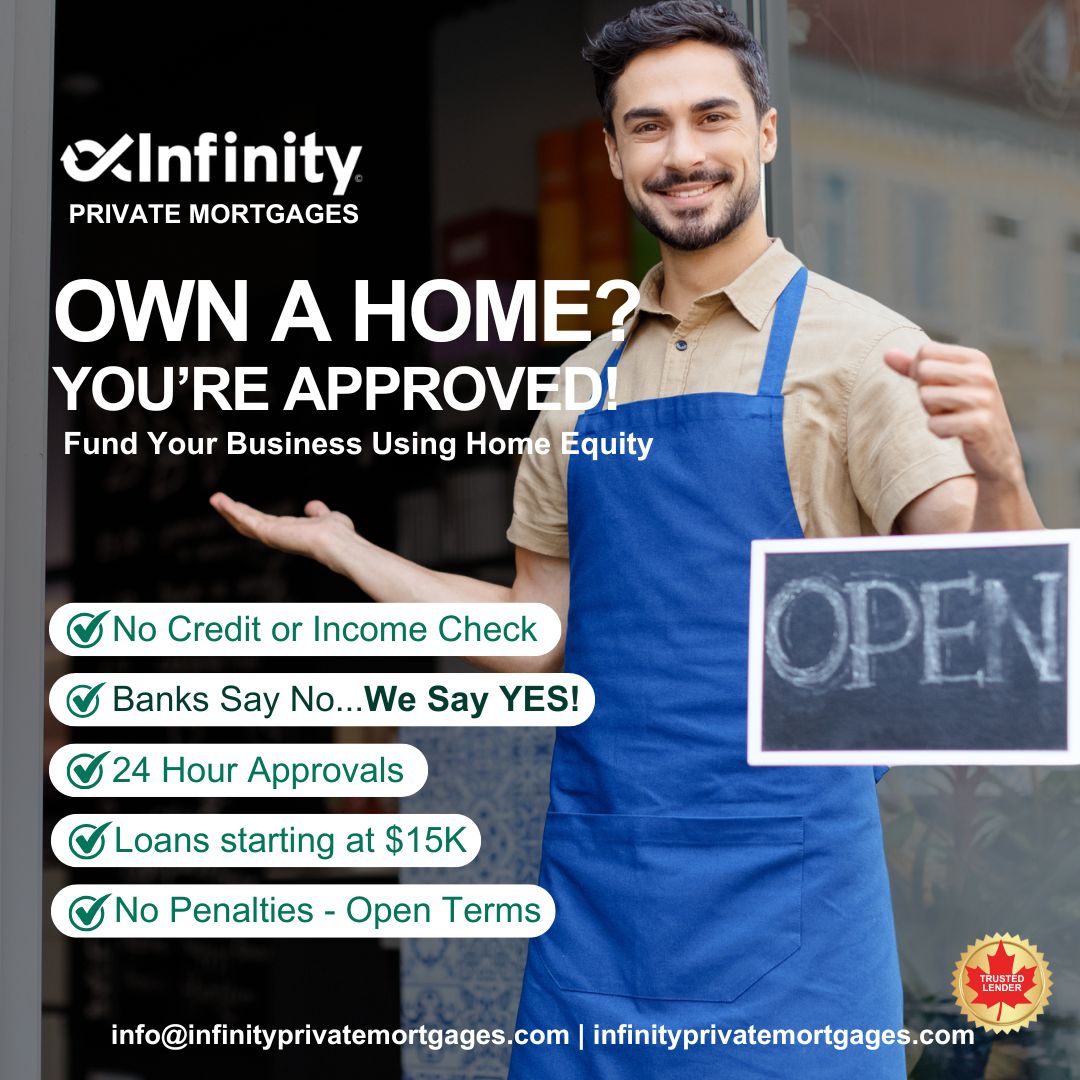 Infinity Private Mortgages Facebook ad