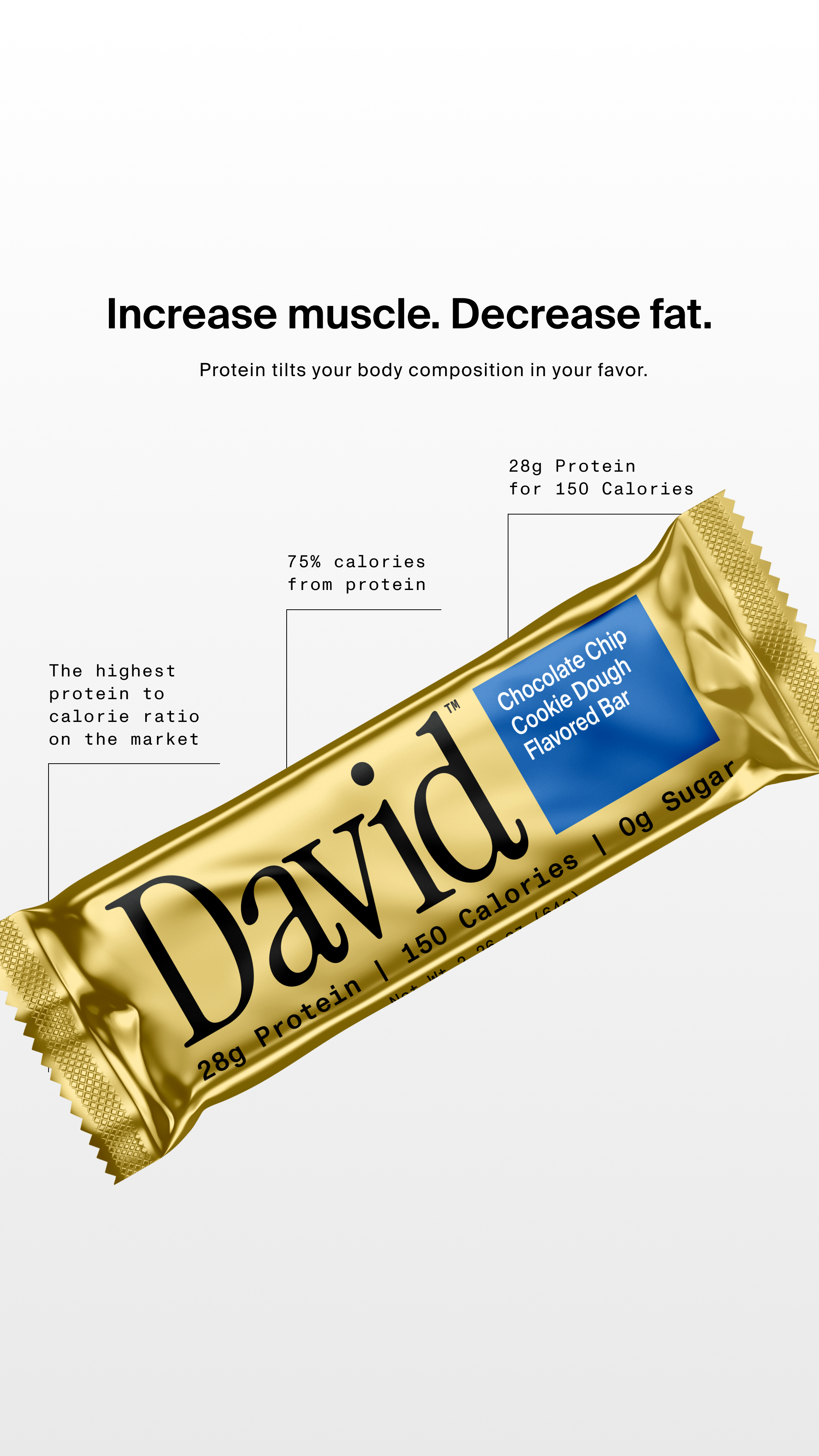 David Protein Facebook ad