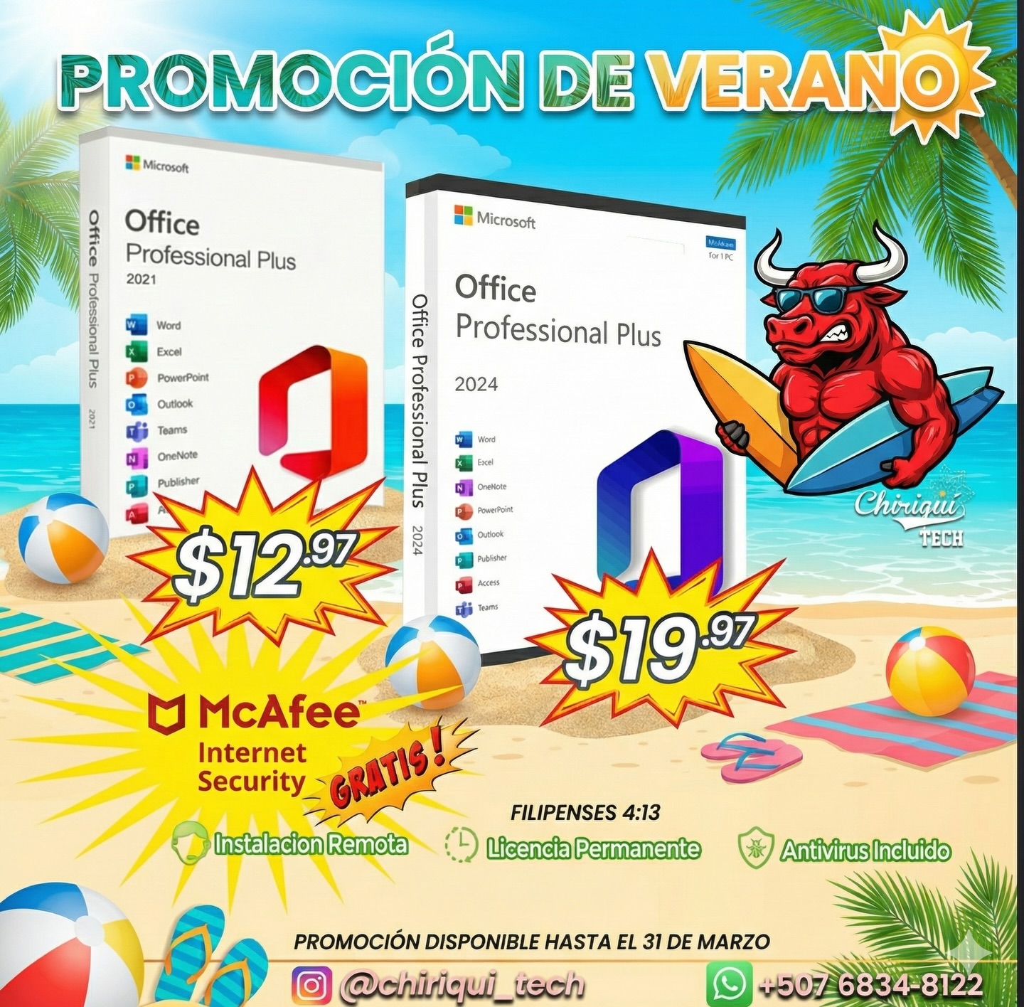 PhotographyGroup Facebook ad: ¡EL VERANO LLEGÓ A CHIRIQUI TECH CON PRECIOS…