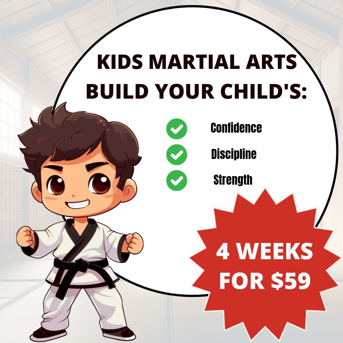 Inner Fire Martial Arts Facebook ad