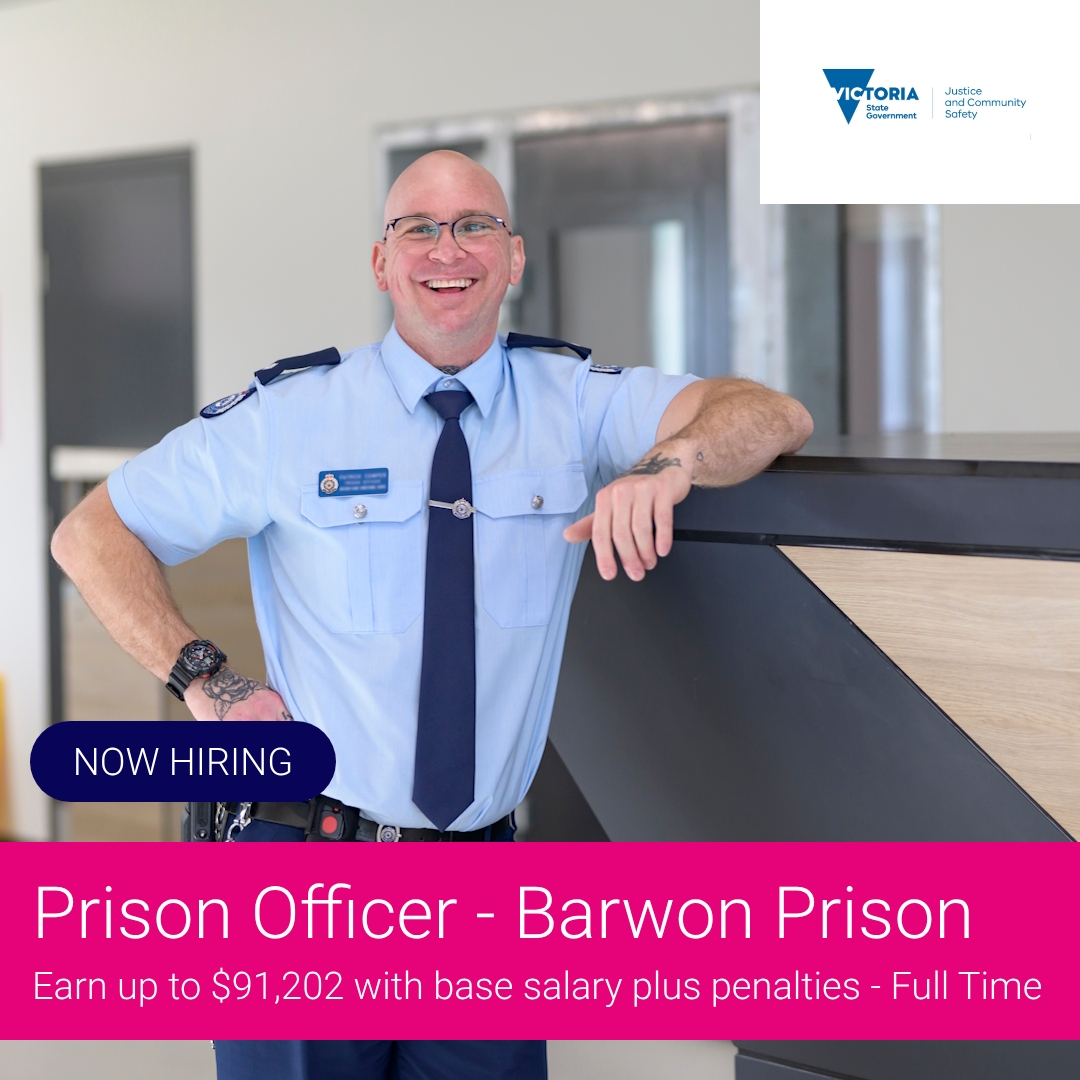 SEEK Facebook ad: Prison Officer - Barwon Prison