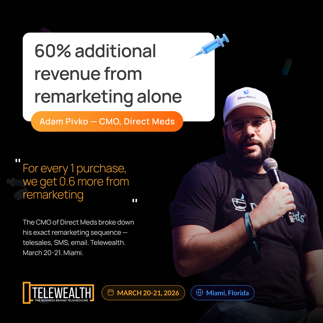 Telewealth Facebook ad from Feb 18, 2026