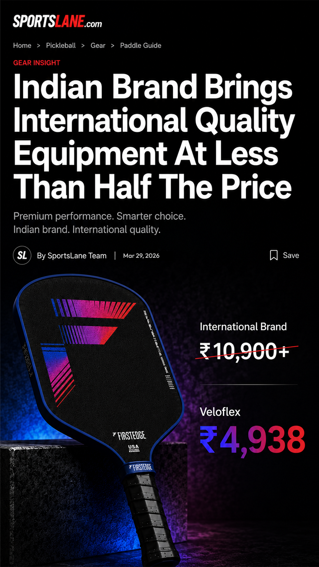 FirstEdge Sports Facebook ad from May 13, 2026