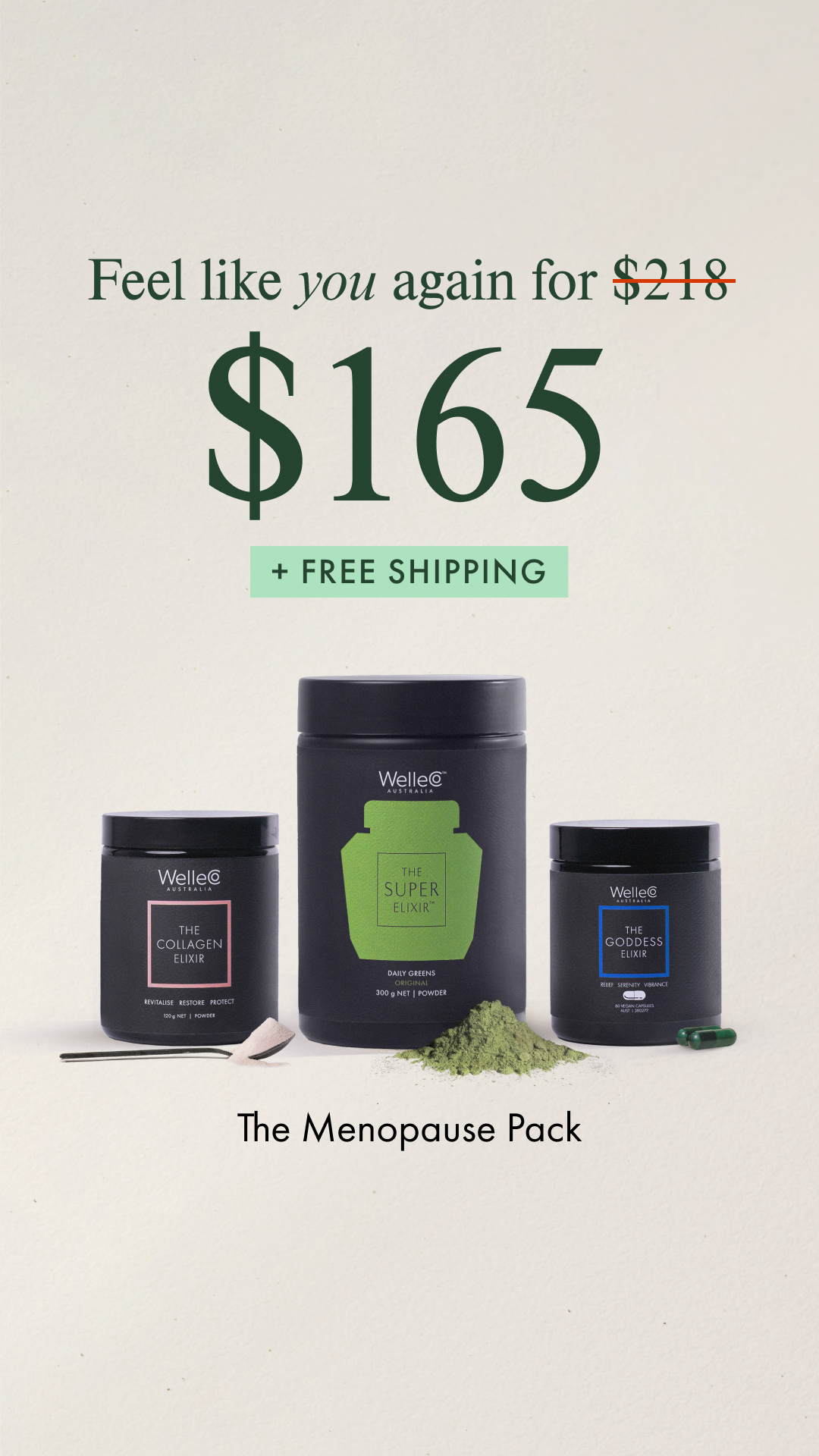 WelleCo Facebook ad