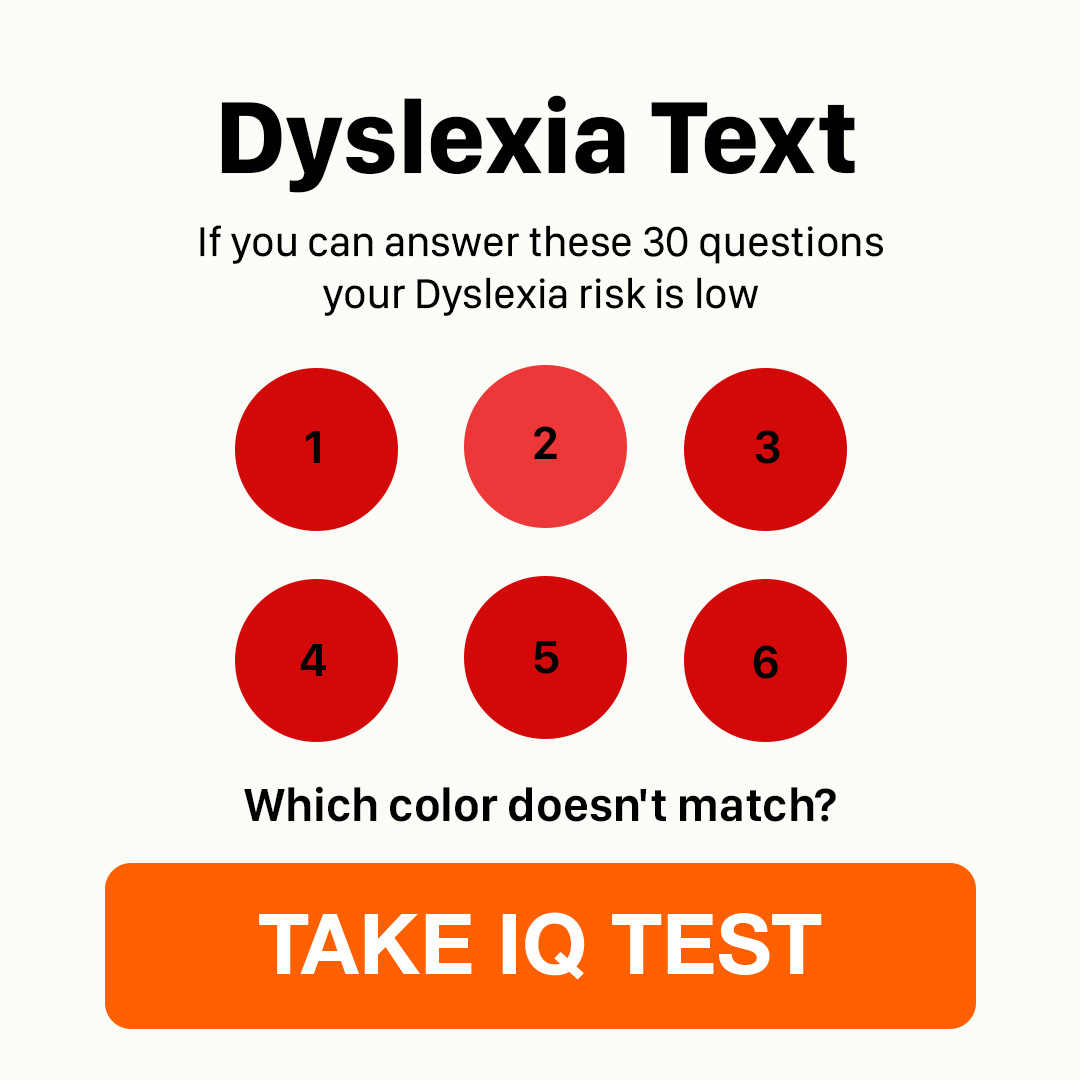 My IQ Facebook ad