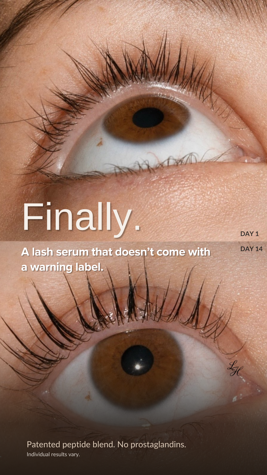 Light Heart Lash Co. Facebook ad