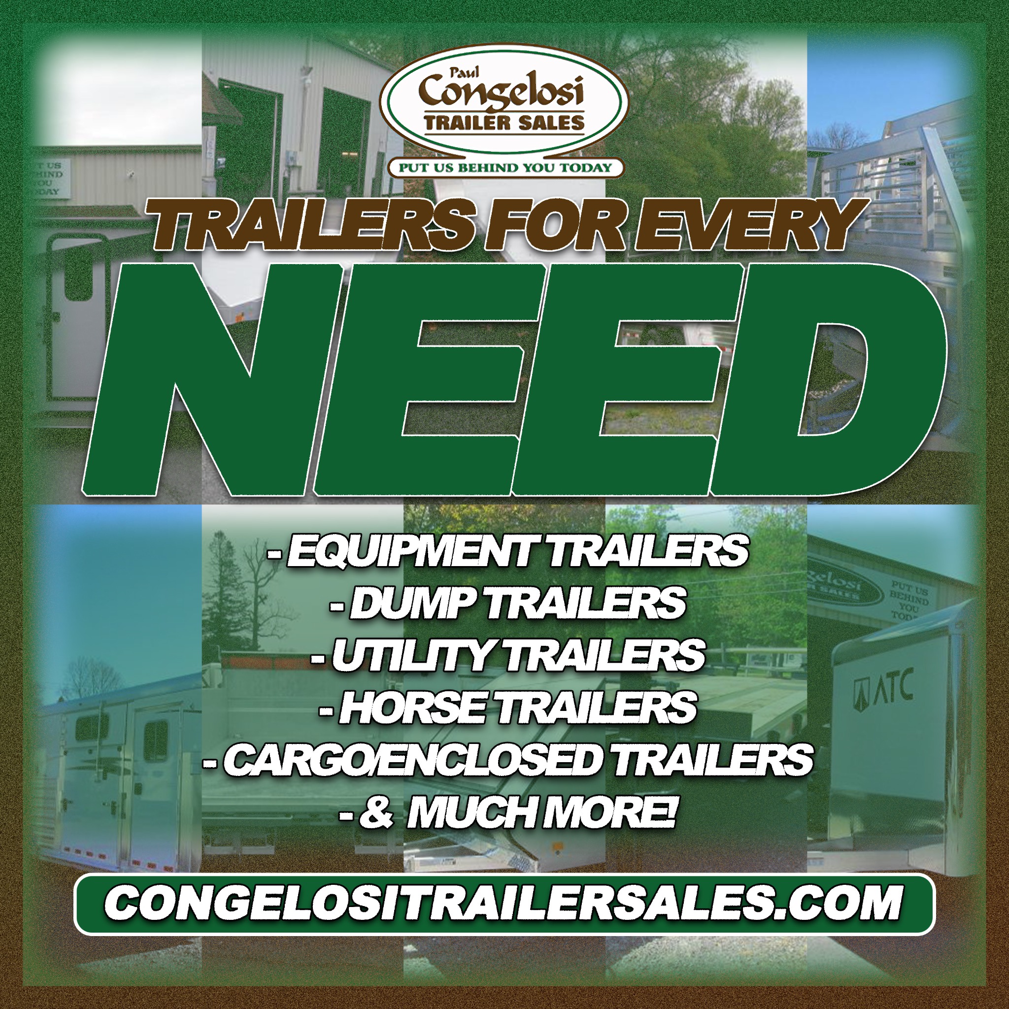 Paul Congelosi Trailer Sales Facebook ad: Hundreds Of Trailers Always In Stock!