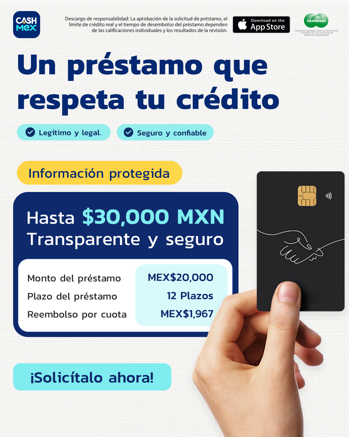 CashMex - Préstamo de crédito Facebook ad: CashMex: Préstamo de crédito