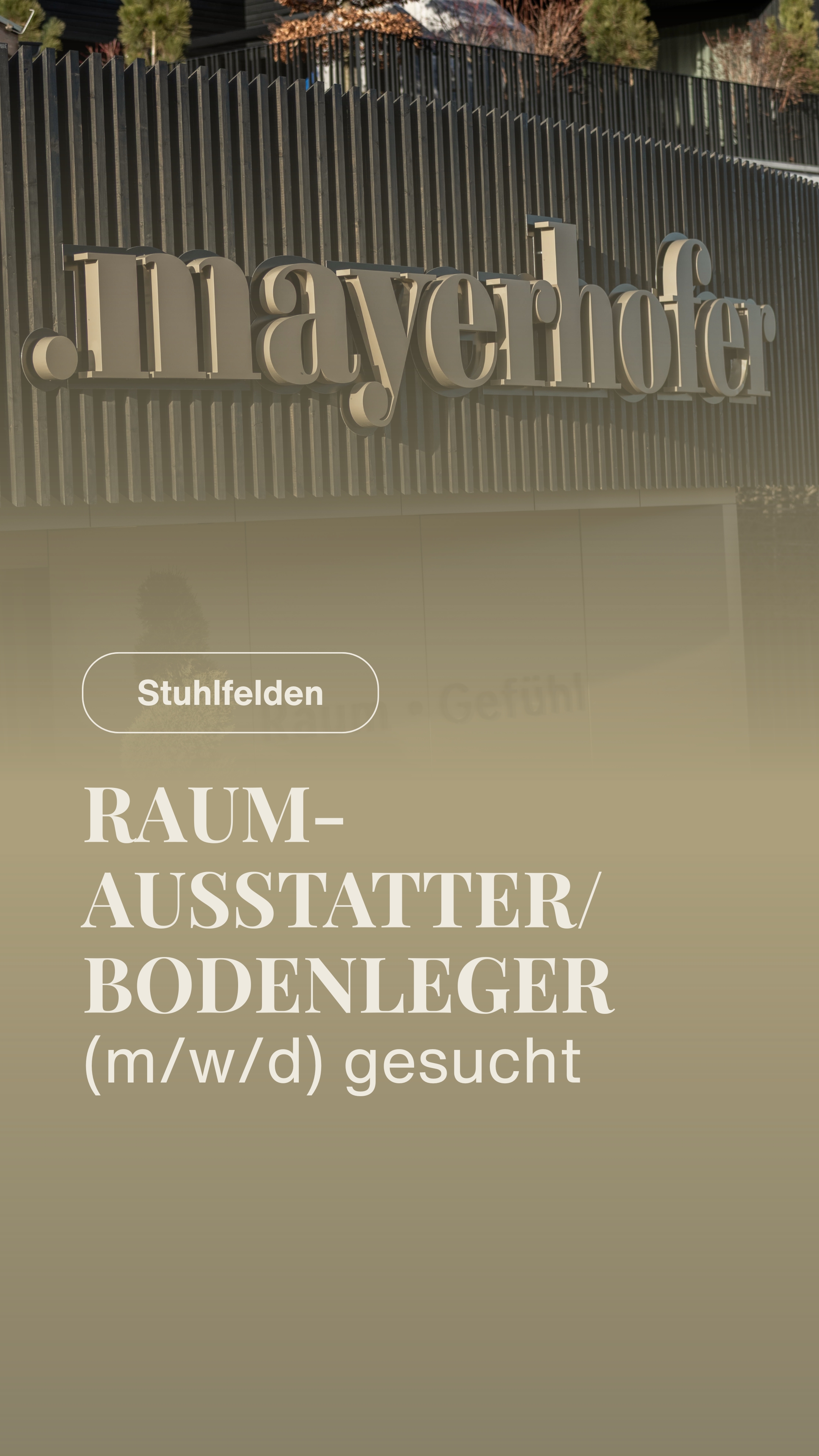 Mayerhofer Raumgefuehl Facebook ad from May 21, 2026