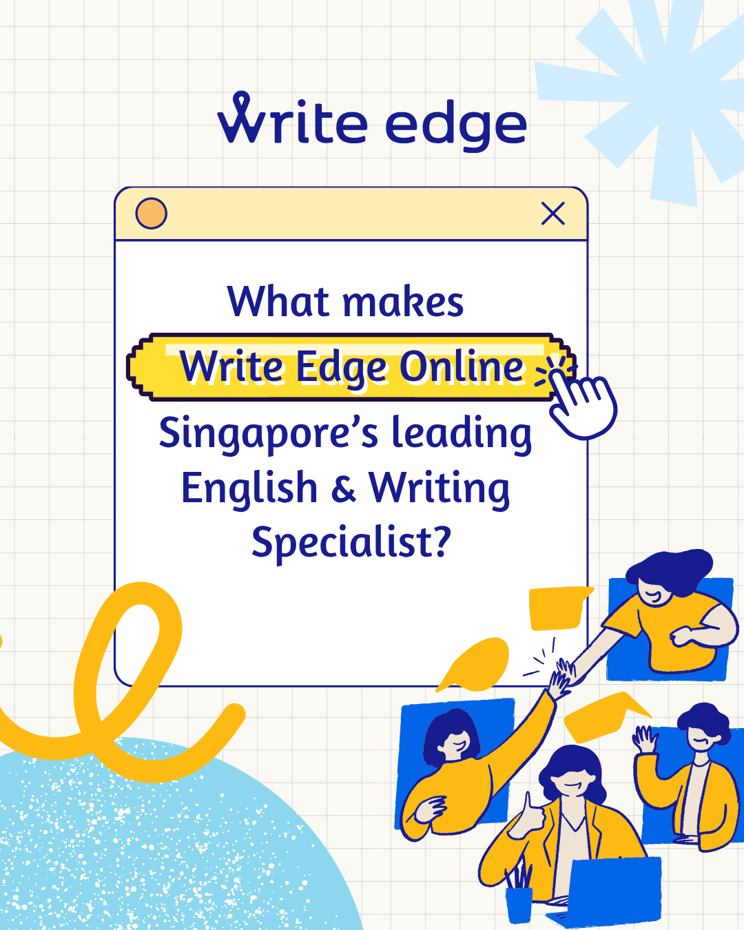 Write Edge Facebook ad: Help your child become a more confident and…
