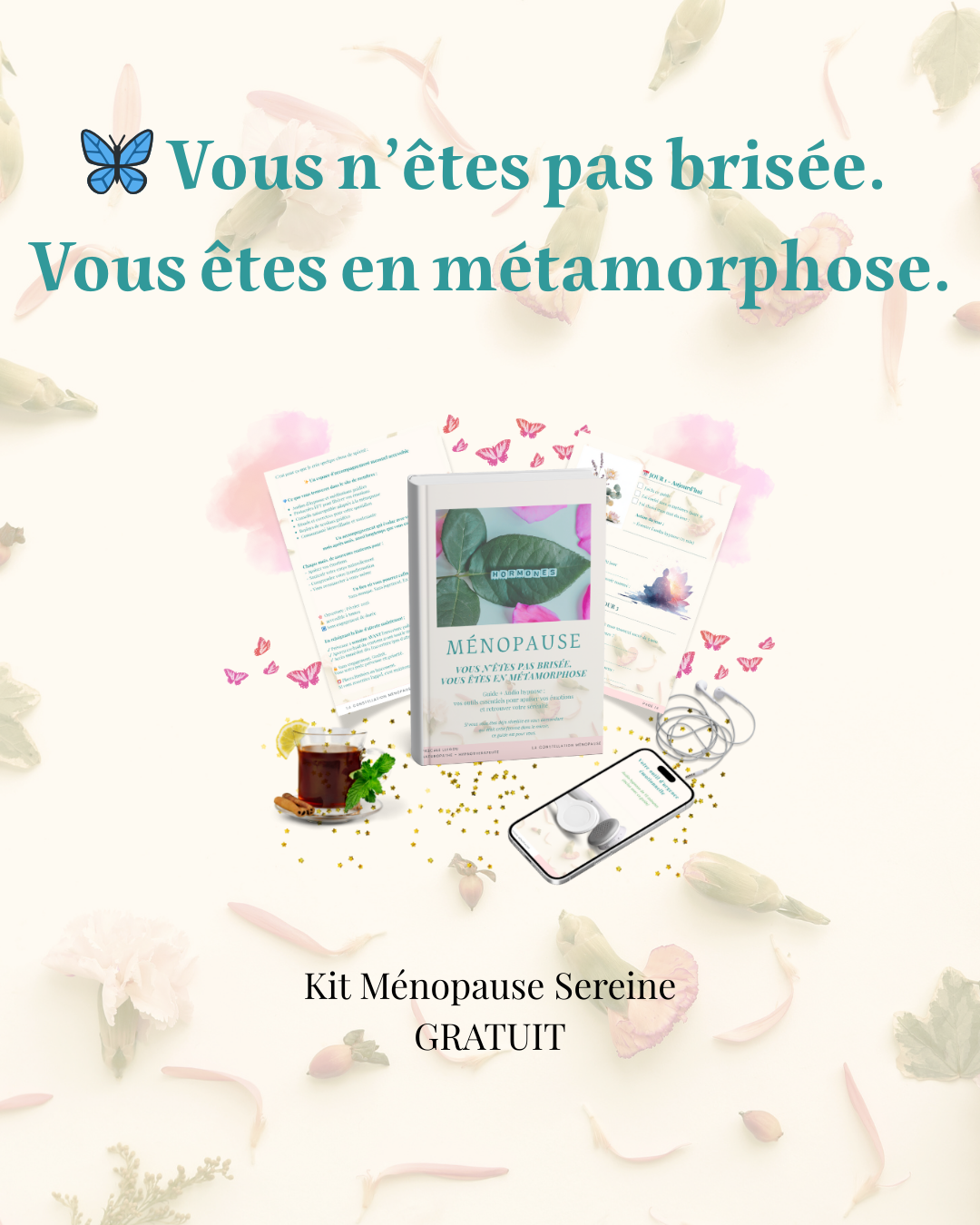 Pascale Llegou - Équilibre naturel Facebook ad: Kit Ménopause Sereine, Gratuit