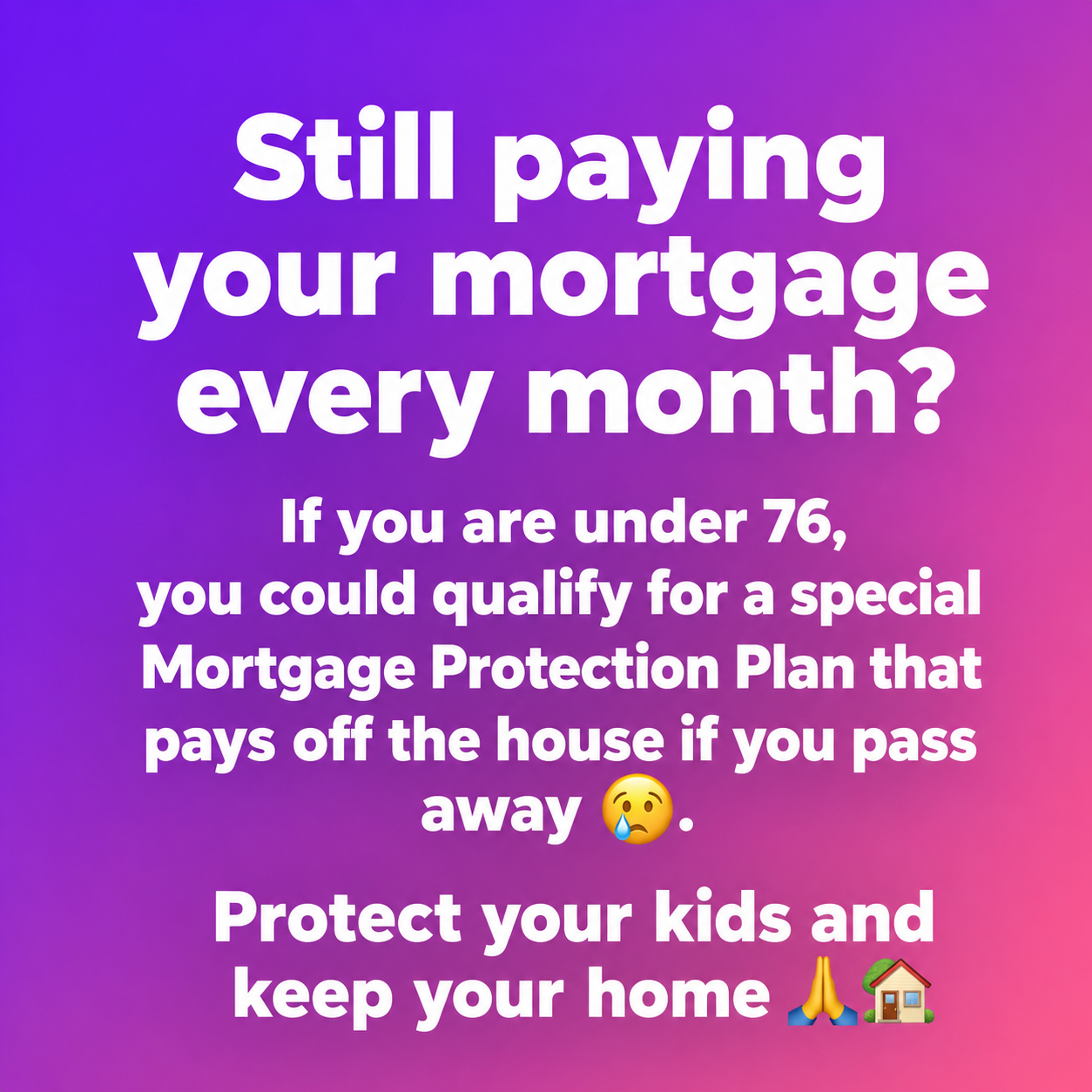 Safe Nest Insurance Facebook ad: Protect Your Home Before It’s Too Late