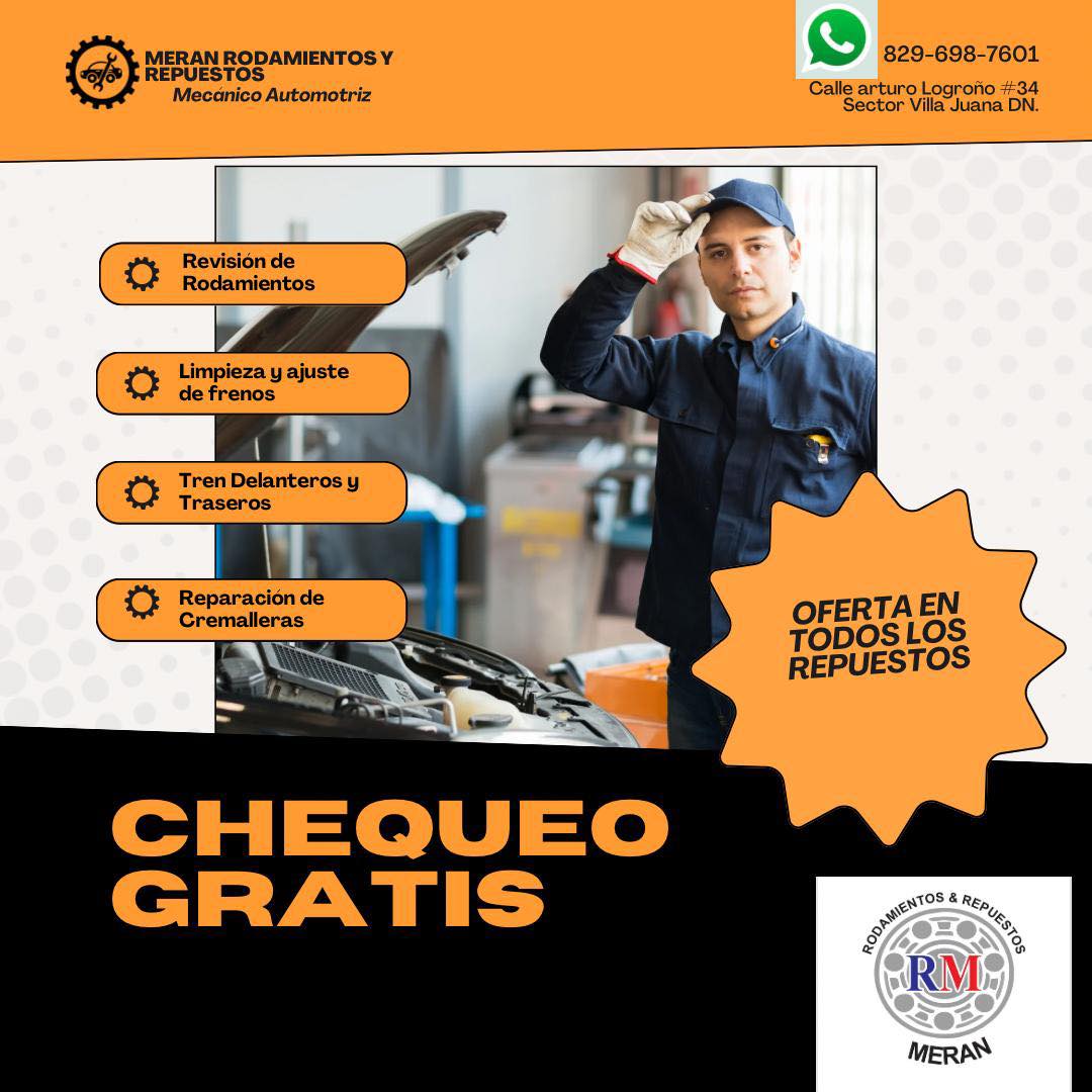 Meran Rodamientos Facebook ad: Chequeo Gratis