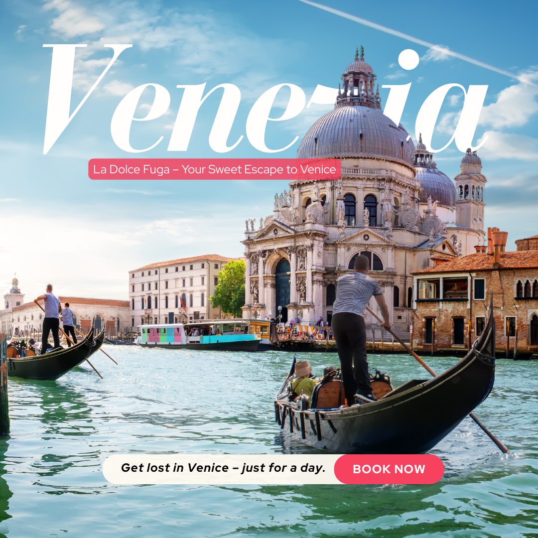 Benetke.com Facebook ad: Venice? Come on, let’s go!