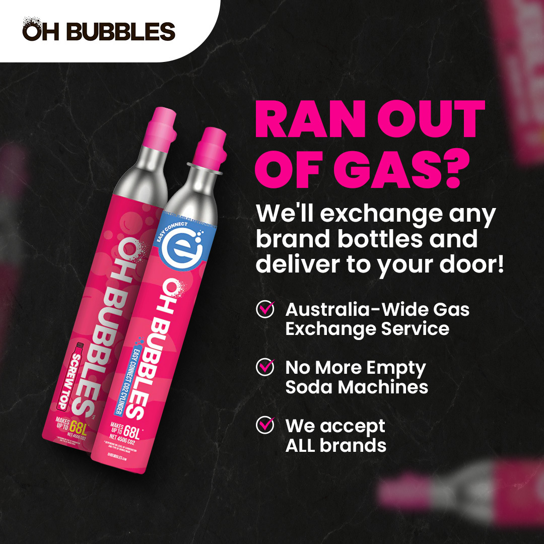OH Bubbles Australia Facebook ad: Never Run Out Of Gas Again!