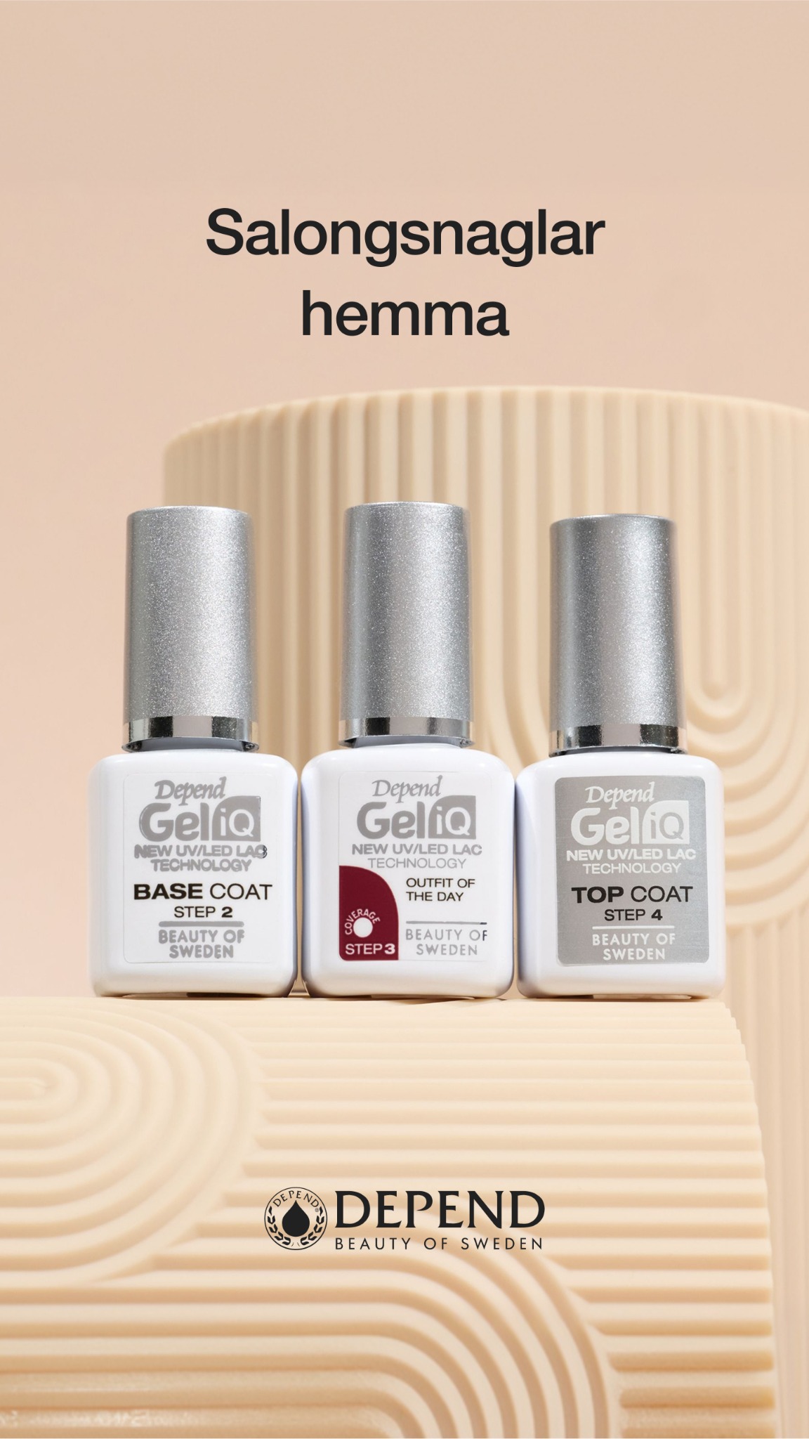 Depend Cosmetic Facebook ad: Håller i 14 dagar!