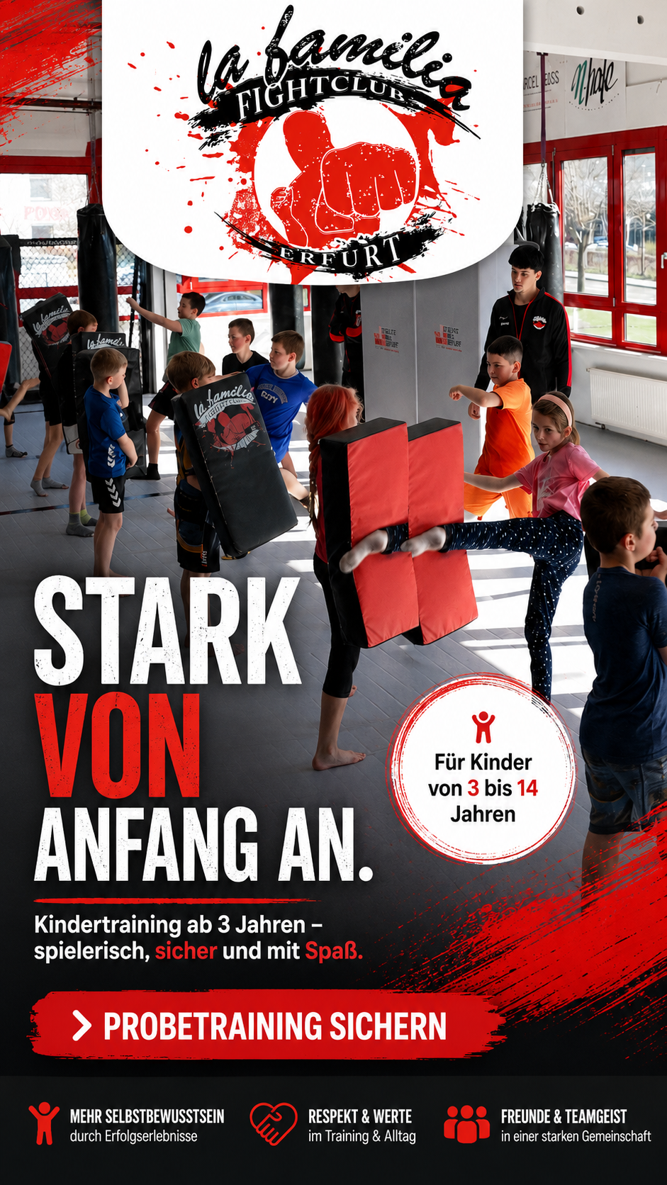 La familia Fightclub Erfurt Facebook ad