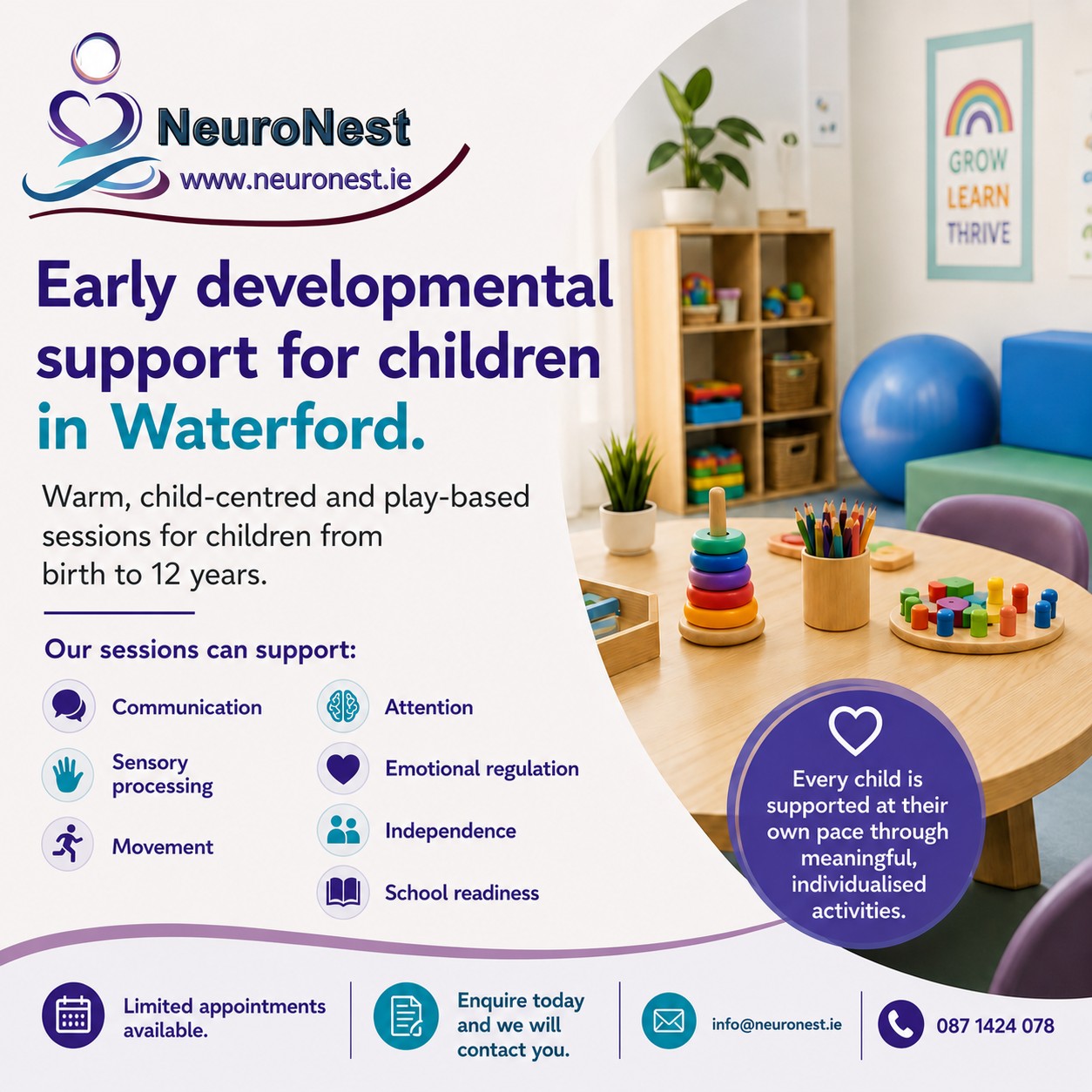 NeuroNest Facebook ad: NeuroNest Waterford