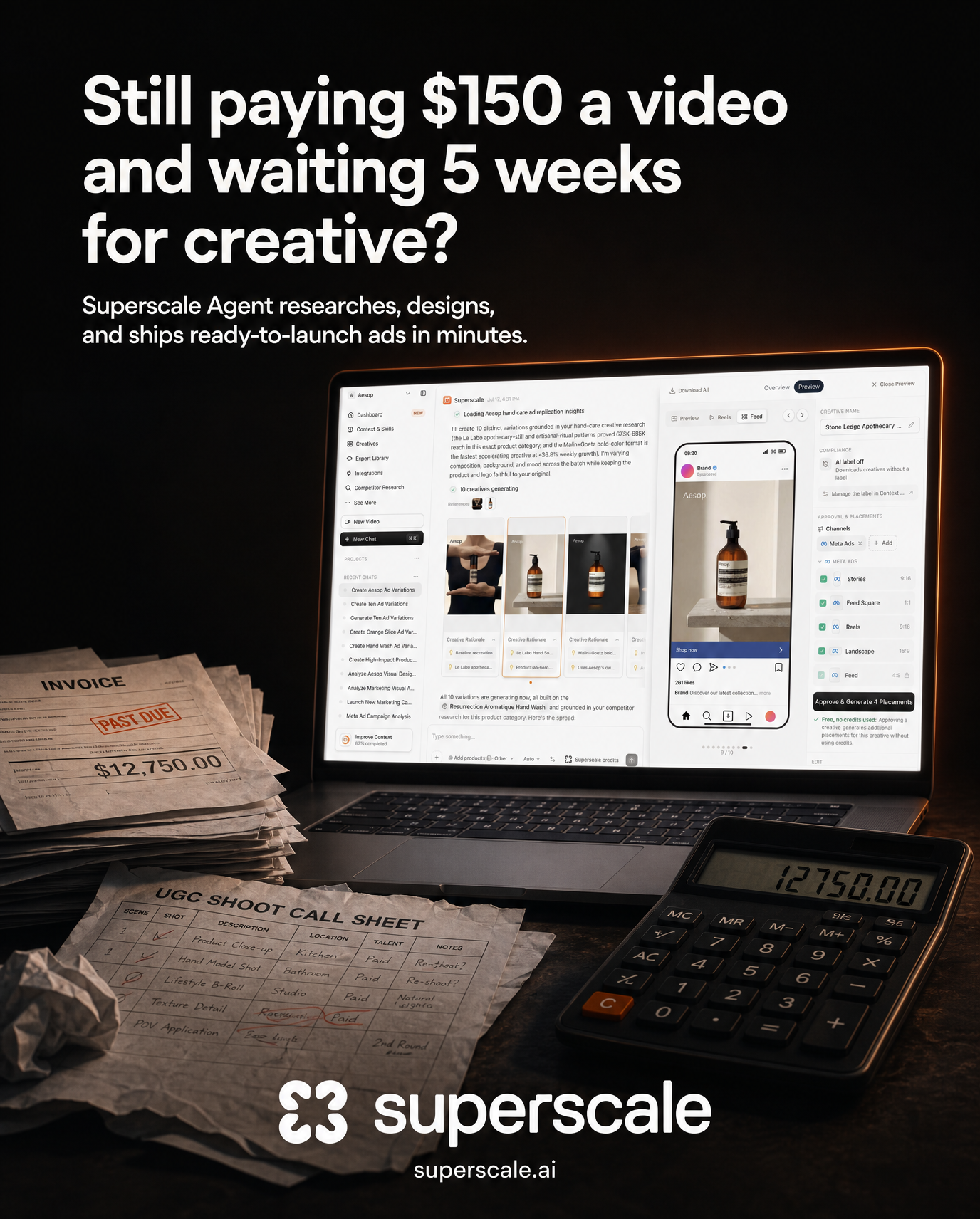 Superscale AI Facebook ad: The creative engine behind faster agencies.