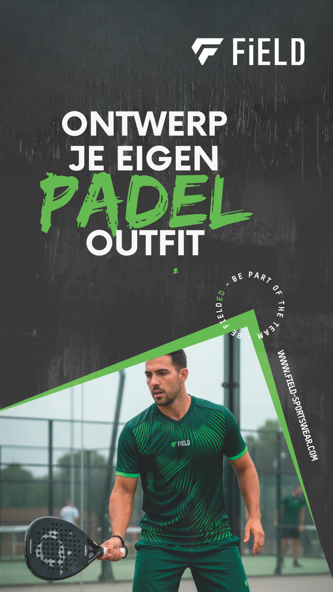 FIELD Custom Sportswear Facebook ad: Vraag je gratis offerte aan