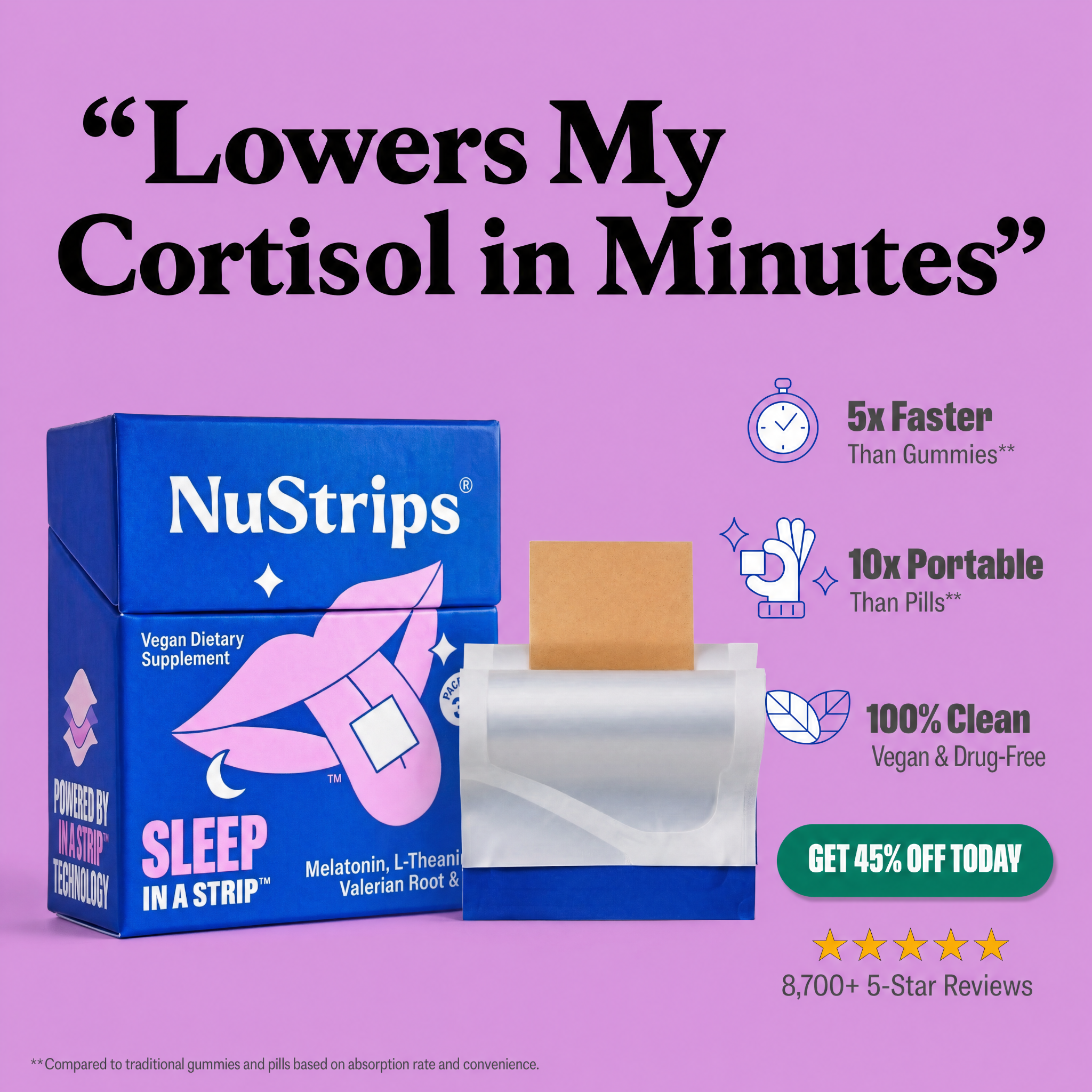 NuStrips Facebook ad