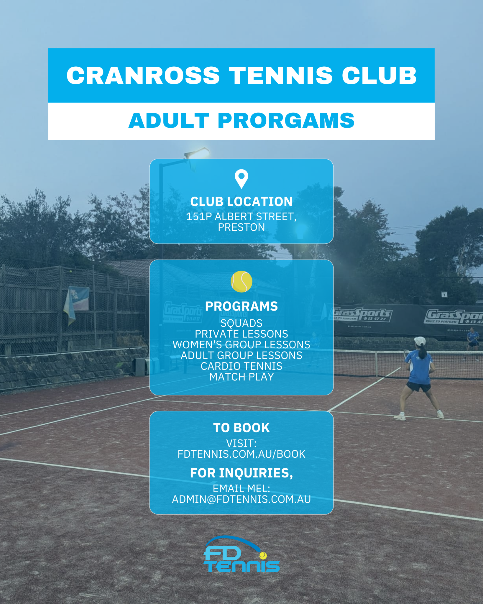 Future Demand Tennis Facebook ad