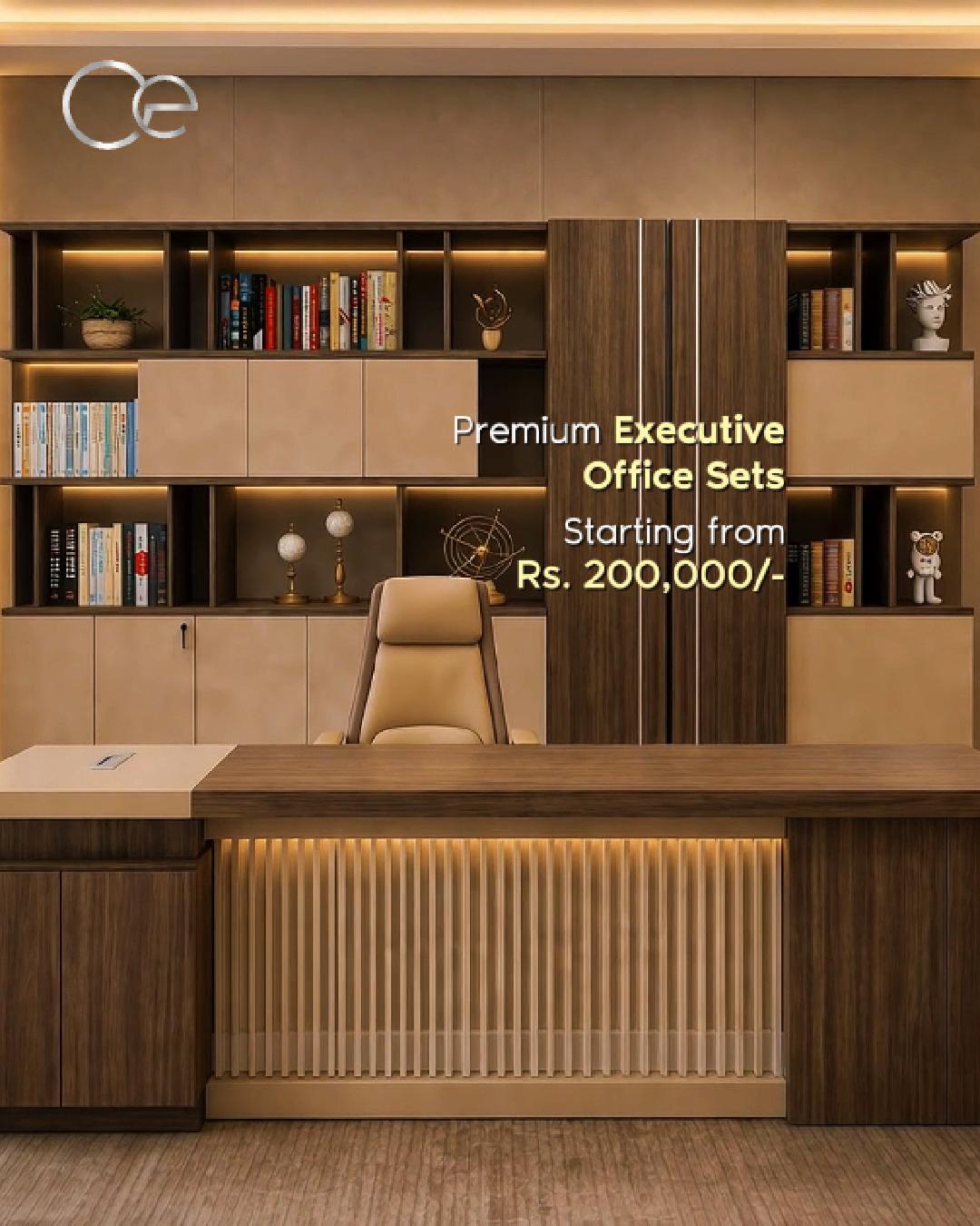 Office Empire Facebook ad: Complete Office Setup Solutions