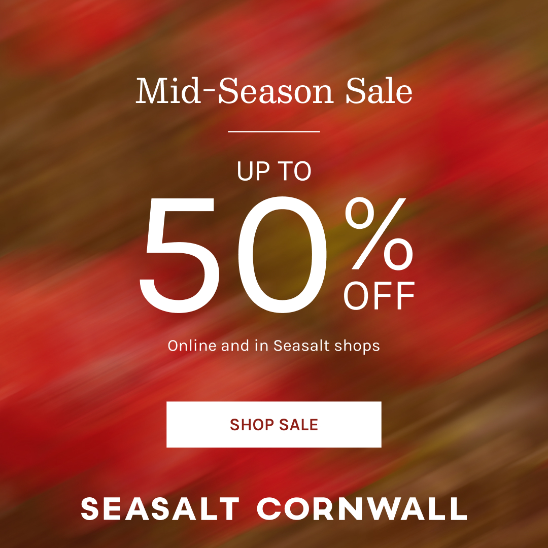 Seasalt Cornwall Facebook ad: Up to 50% Off