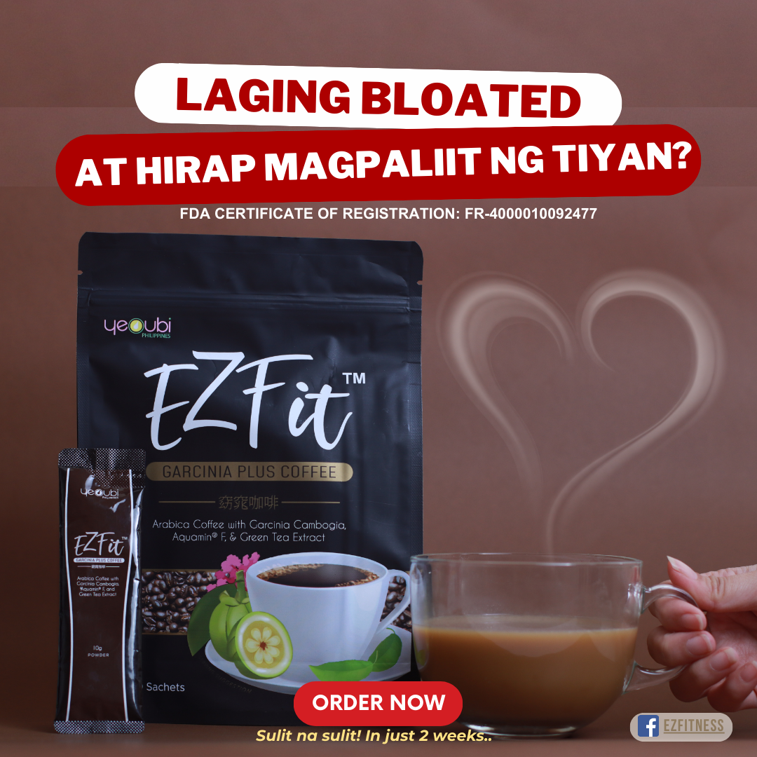 Ezfitness Facebook ad: Goodbye Bloating, Hello Glowing Skin