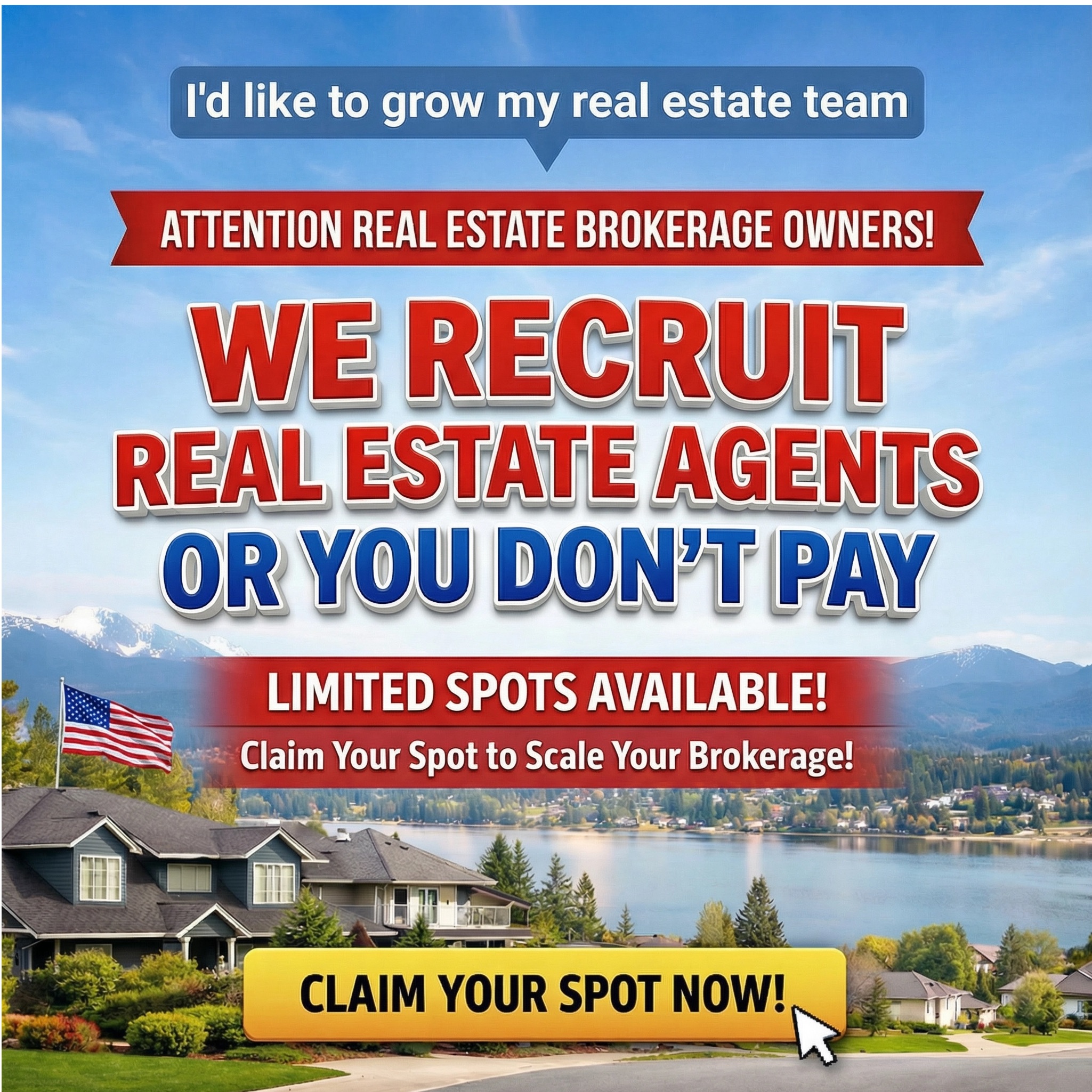 Agentattraction.io Facebook ad: Real Estate Brokers, This is For You