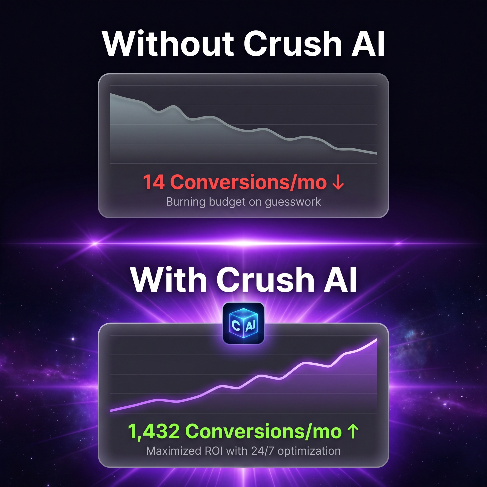 trycrush.ai Facebook ad