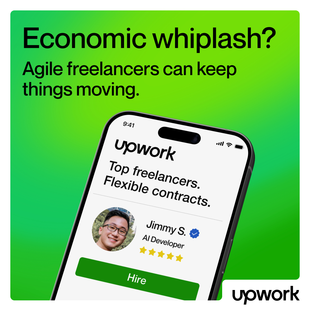 Upwork Facebook ad