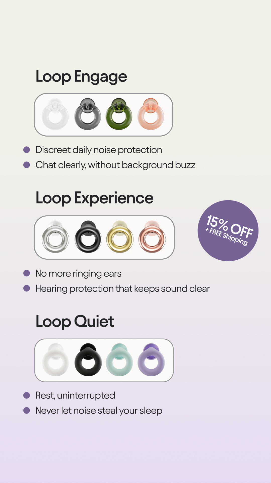 Loop Facebook ad