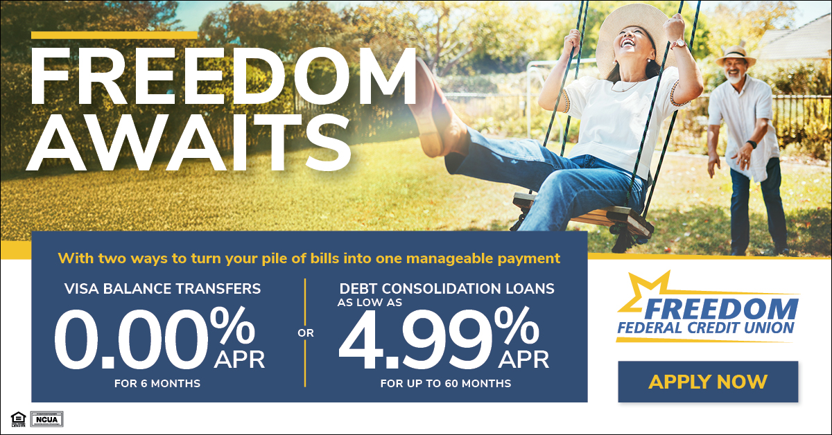 Freedom Federal Credit Union Facebook ad
