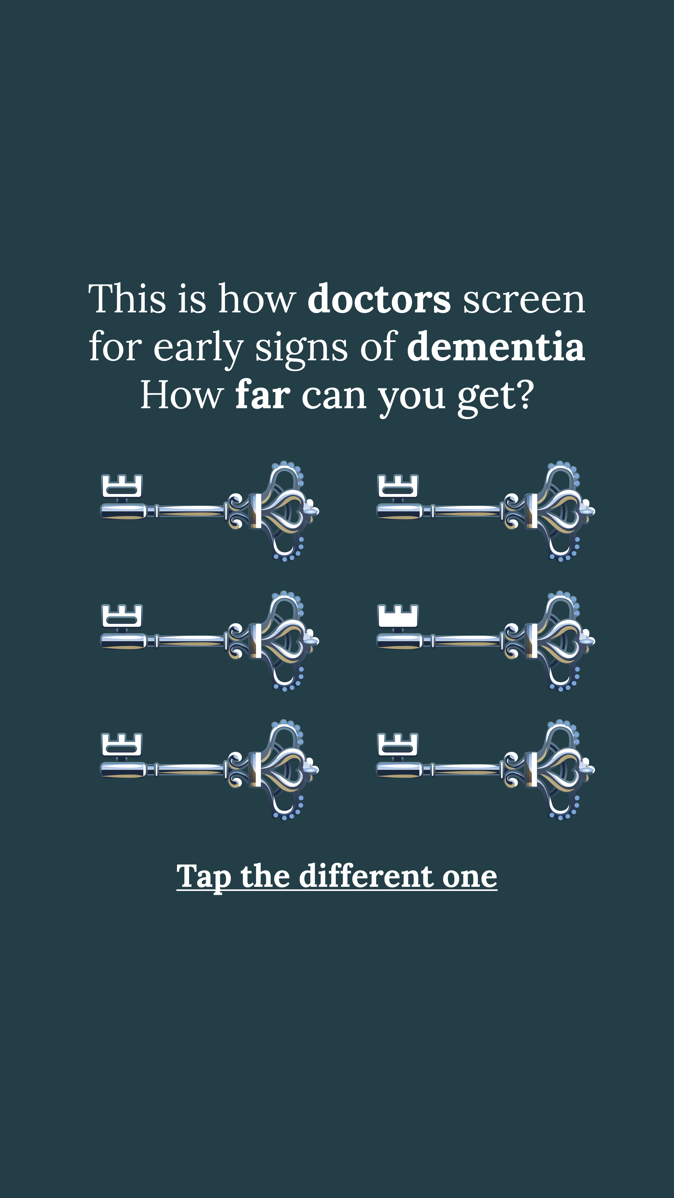 Brain Health Check Facebook ad